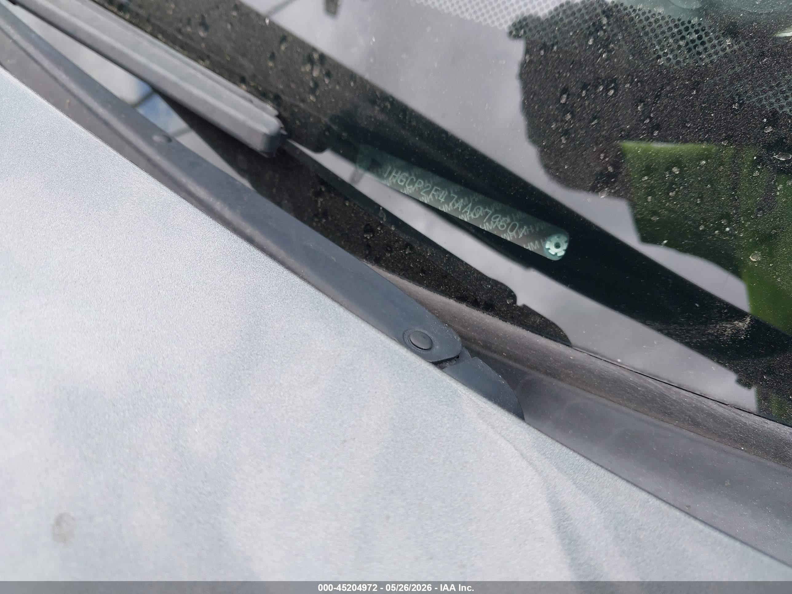 2010 Honda Accord 2.4 Lx-p Серый vin: 1HGCP2F47AA079601