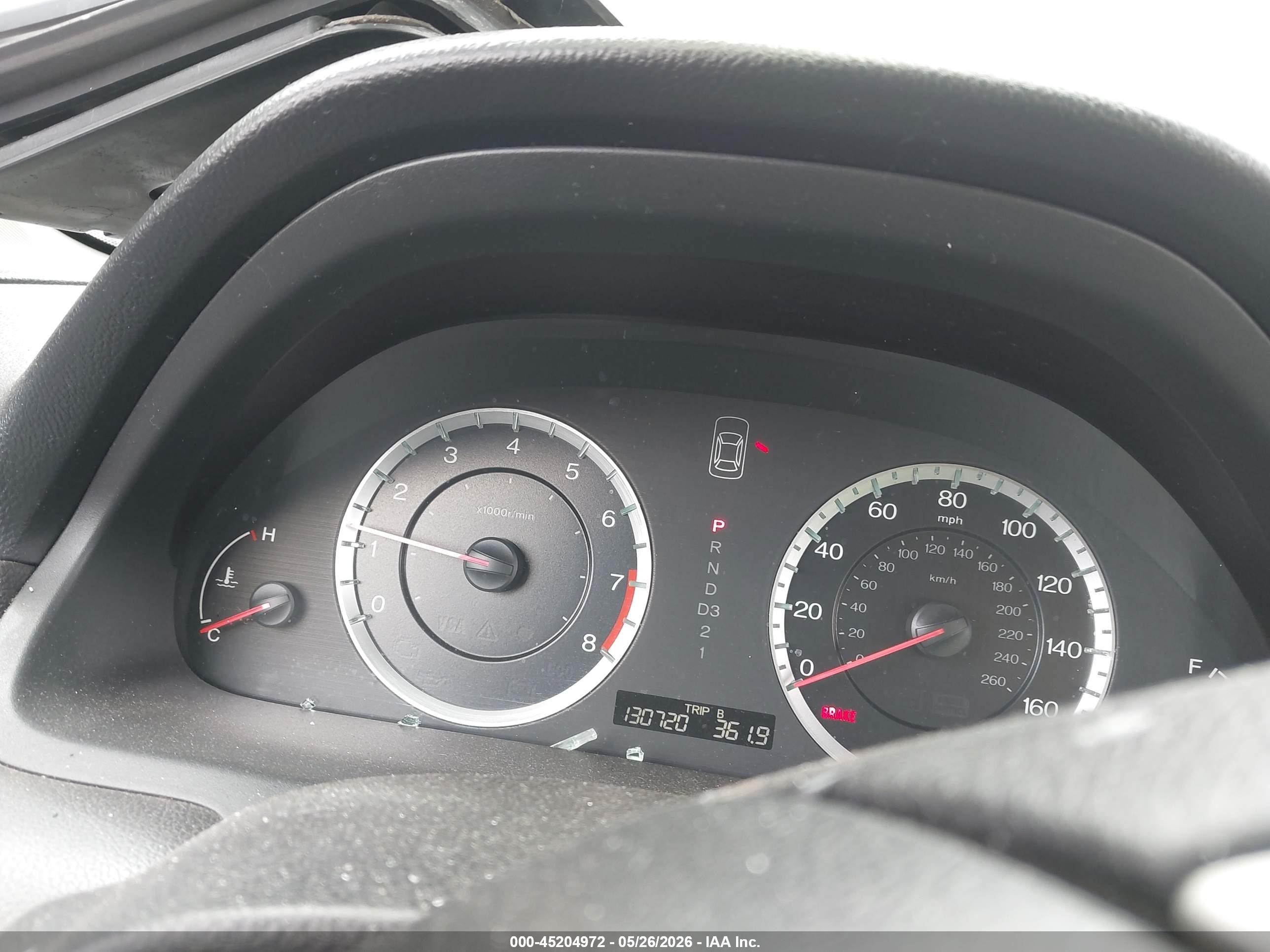 2010 Honda Accord 2.4 Lx-p Серый vin: 1HGCP2F47AA079601