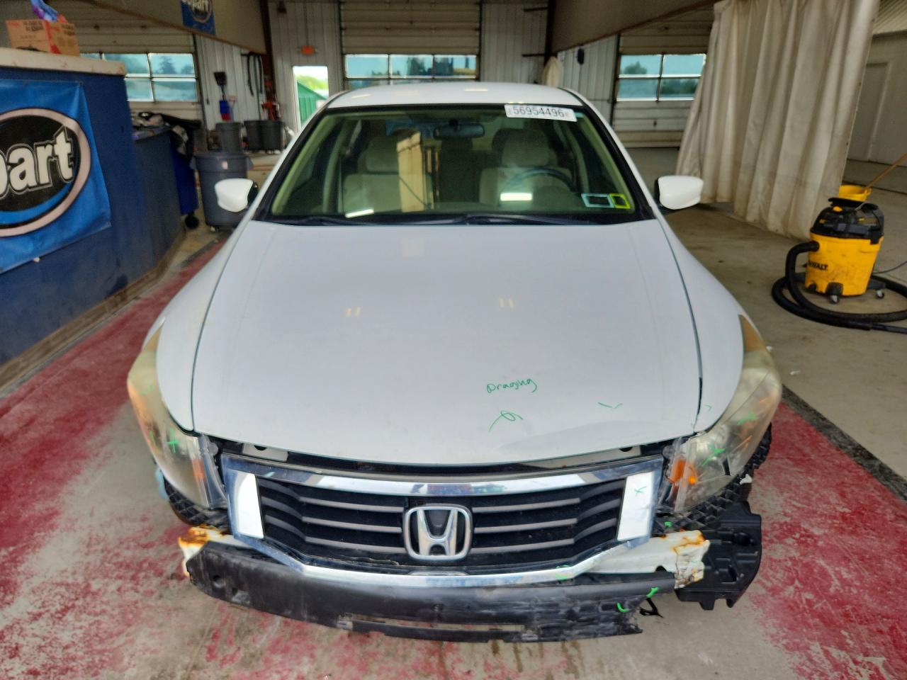 2010 Honda Accord Lxp White vin: 1HGCP2F47AA154118