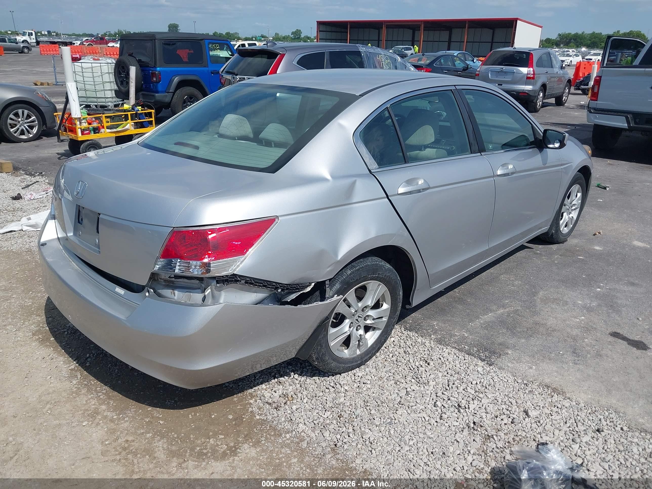 2010 Honda Accord 2.4 Lx-p Silver vin: 1HGCP2F47AA161215