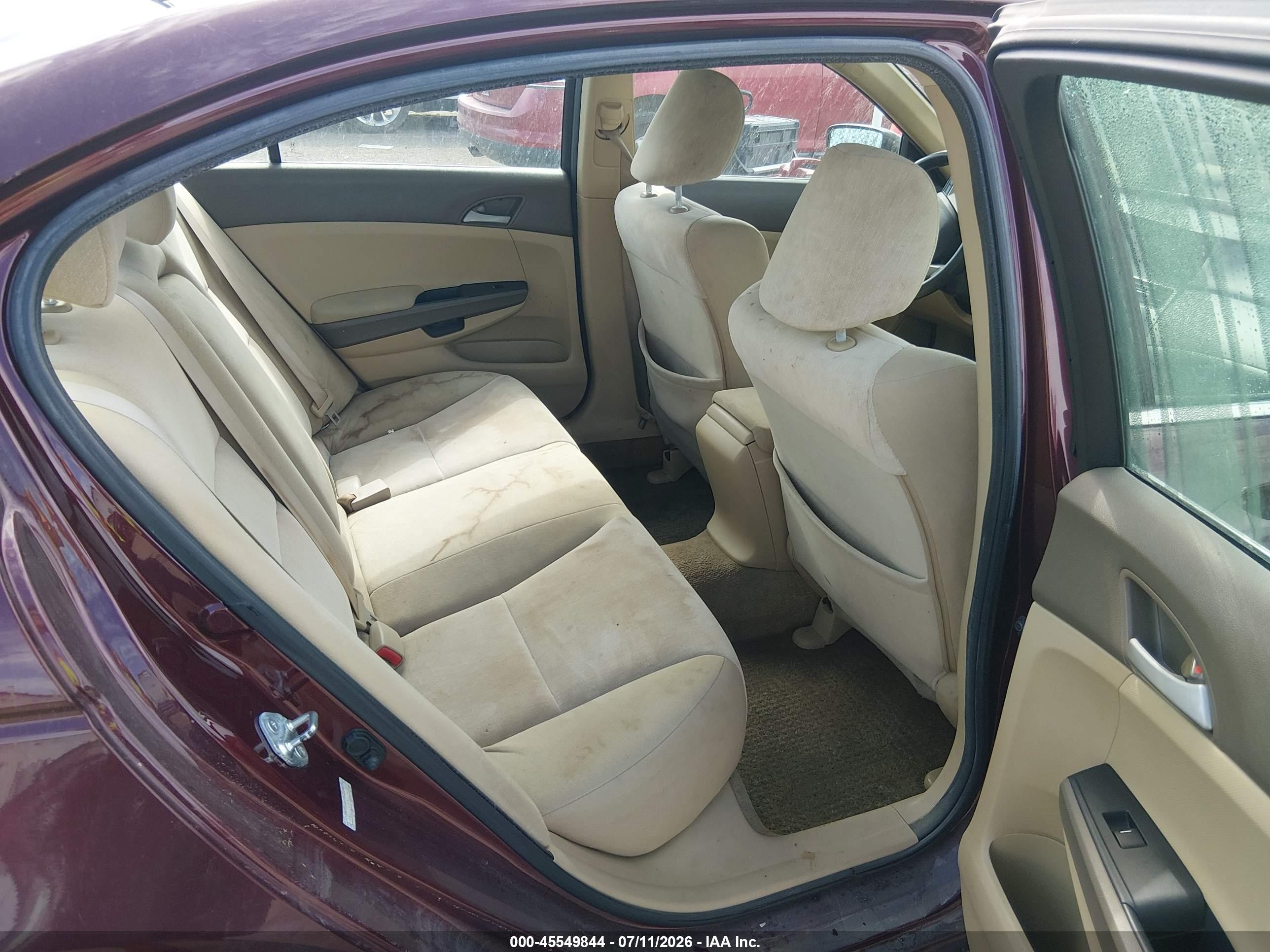 2010 Honda Accord 2.4 Lx-p Purple vin: 1HGCP2F47AA174000