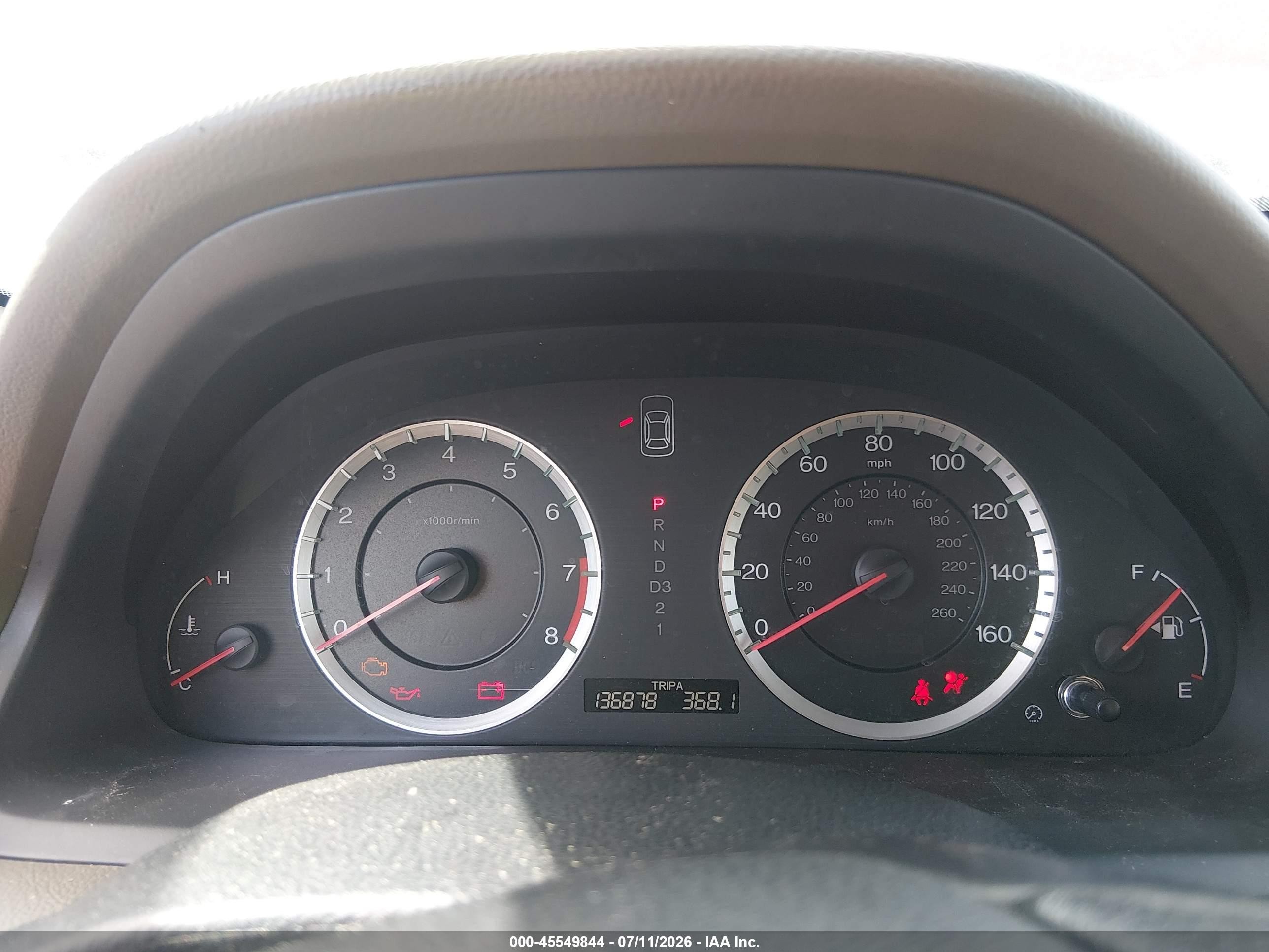 2010 Honda Accord 2.4 Lx-p Purple vin: 1HGCP2F47AA174000