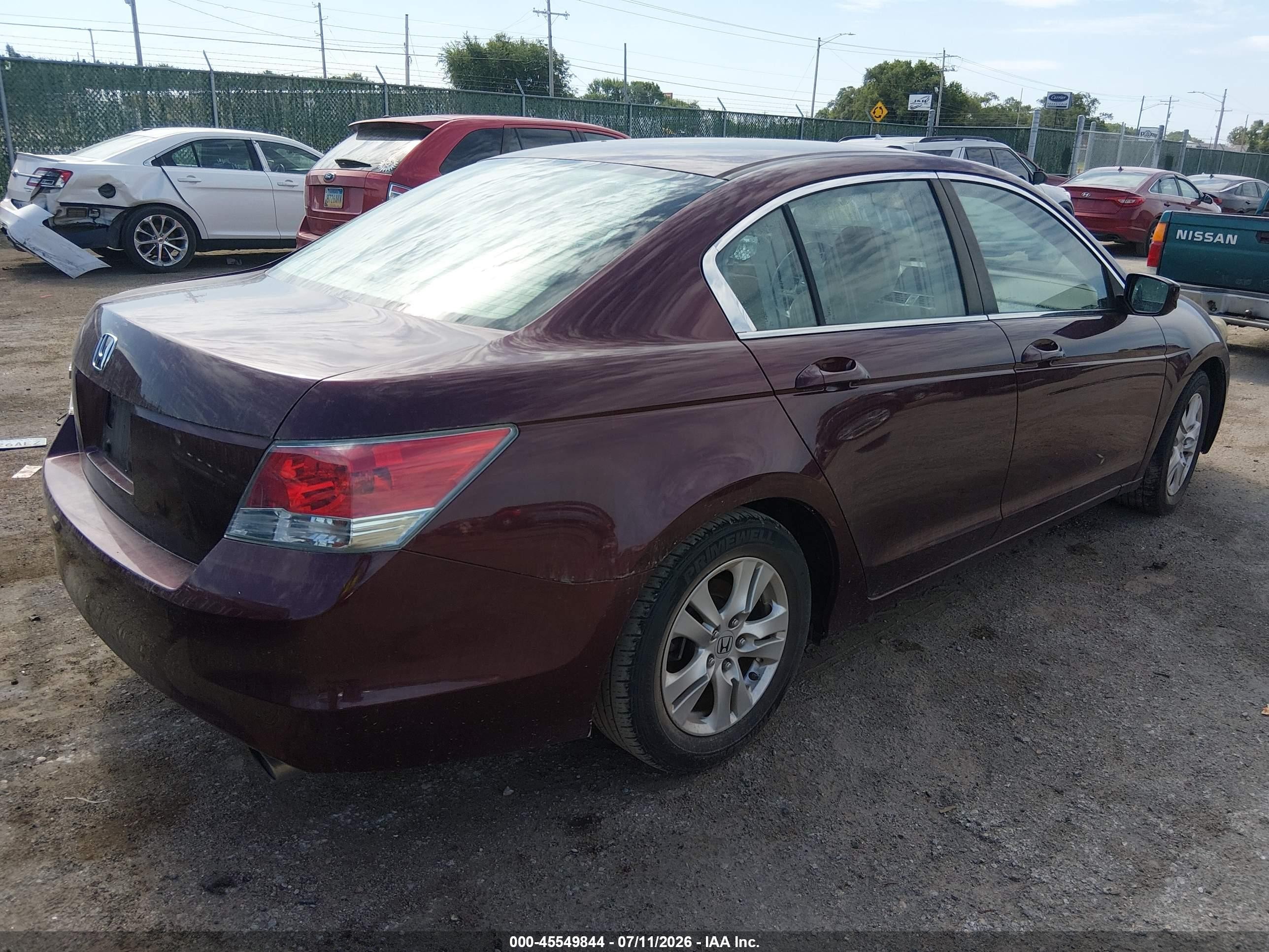 2010 Honda Accord 2.4 Lx-p Purple vin: 1HGCP2F47AA174000