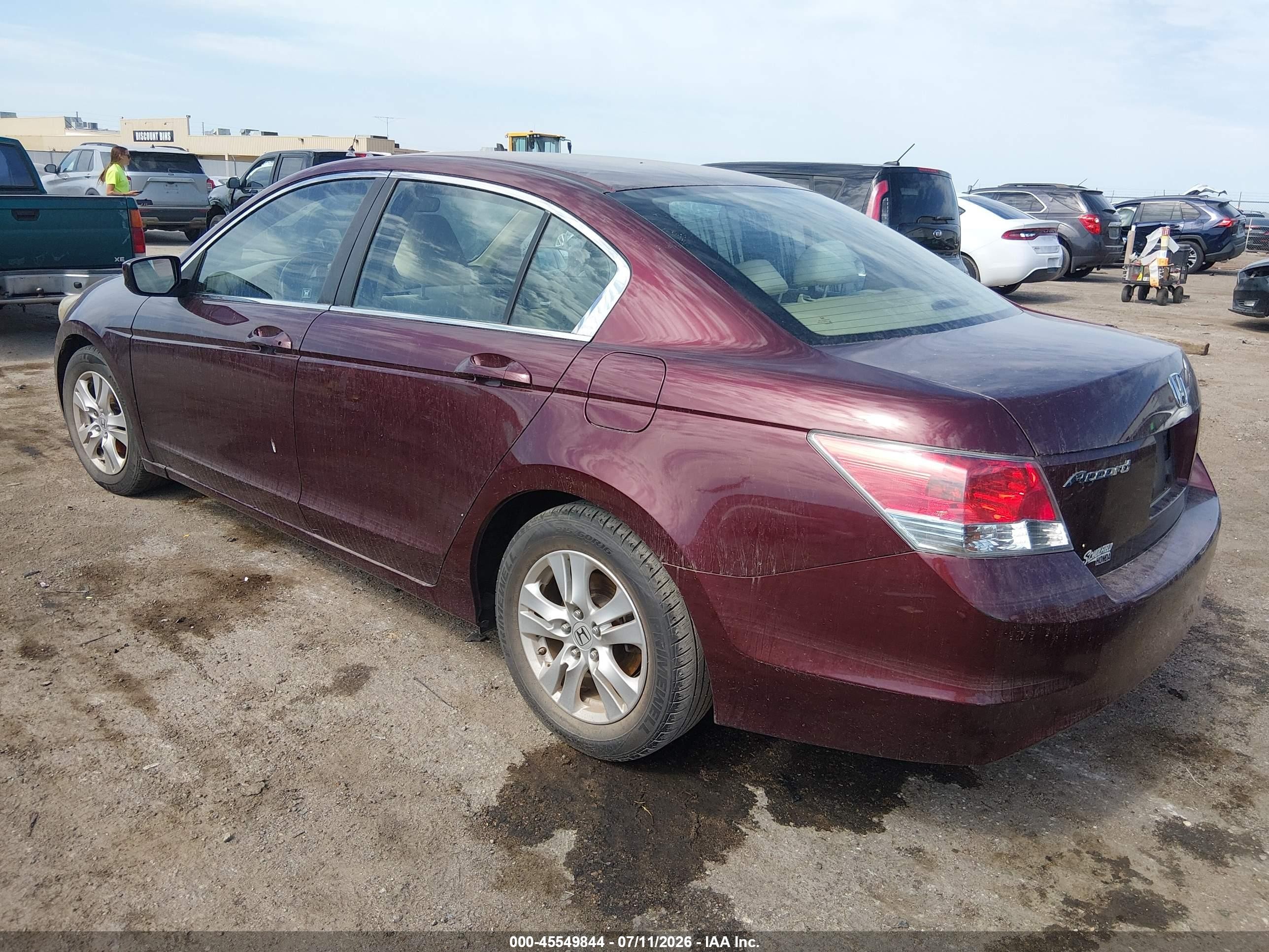 2010 Honda Accord 2.4 Lx-p Purple vin: 1HGCP2F47AA174000