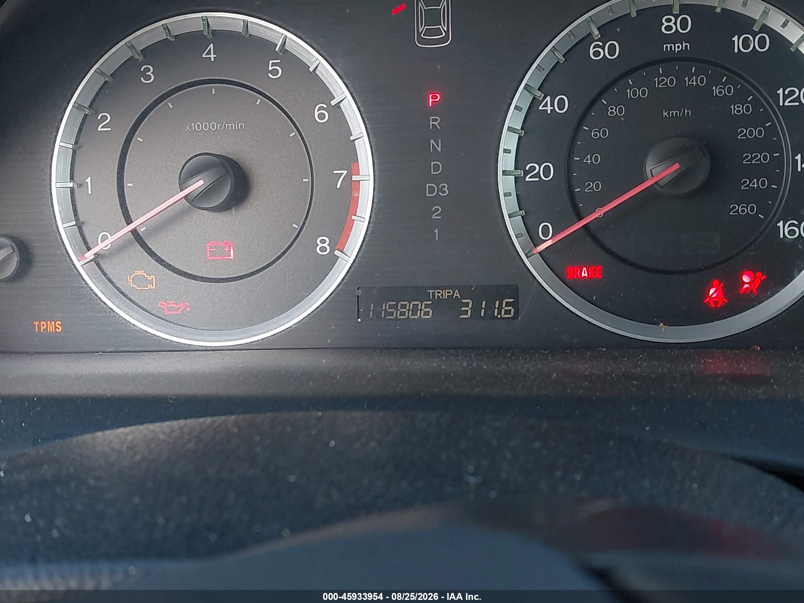 2010 Honda Accord 2.4 Lx-p Gray vin: 1HGCP2F47AA197552