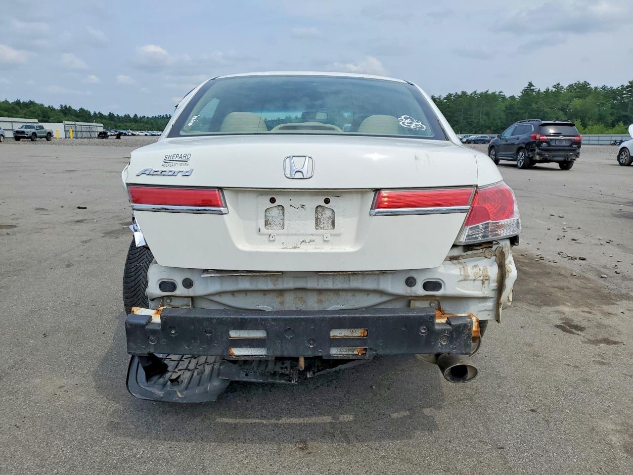 2011 Honda Accord Lxp Белый vin: 1HGCP2F47BA050150