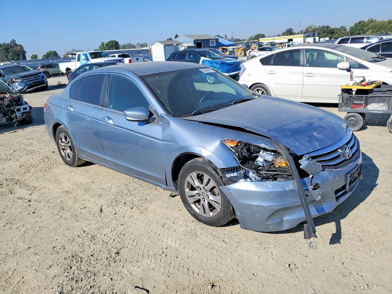2011 Honda Accord Lxp Blue vin: 1HGCP2F47BA087070