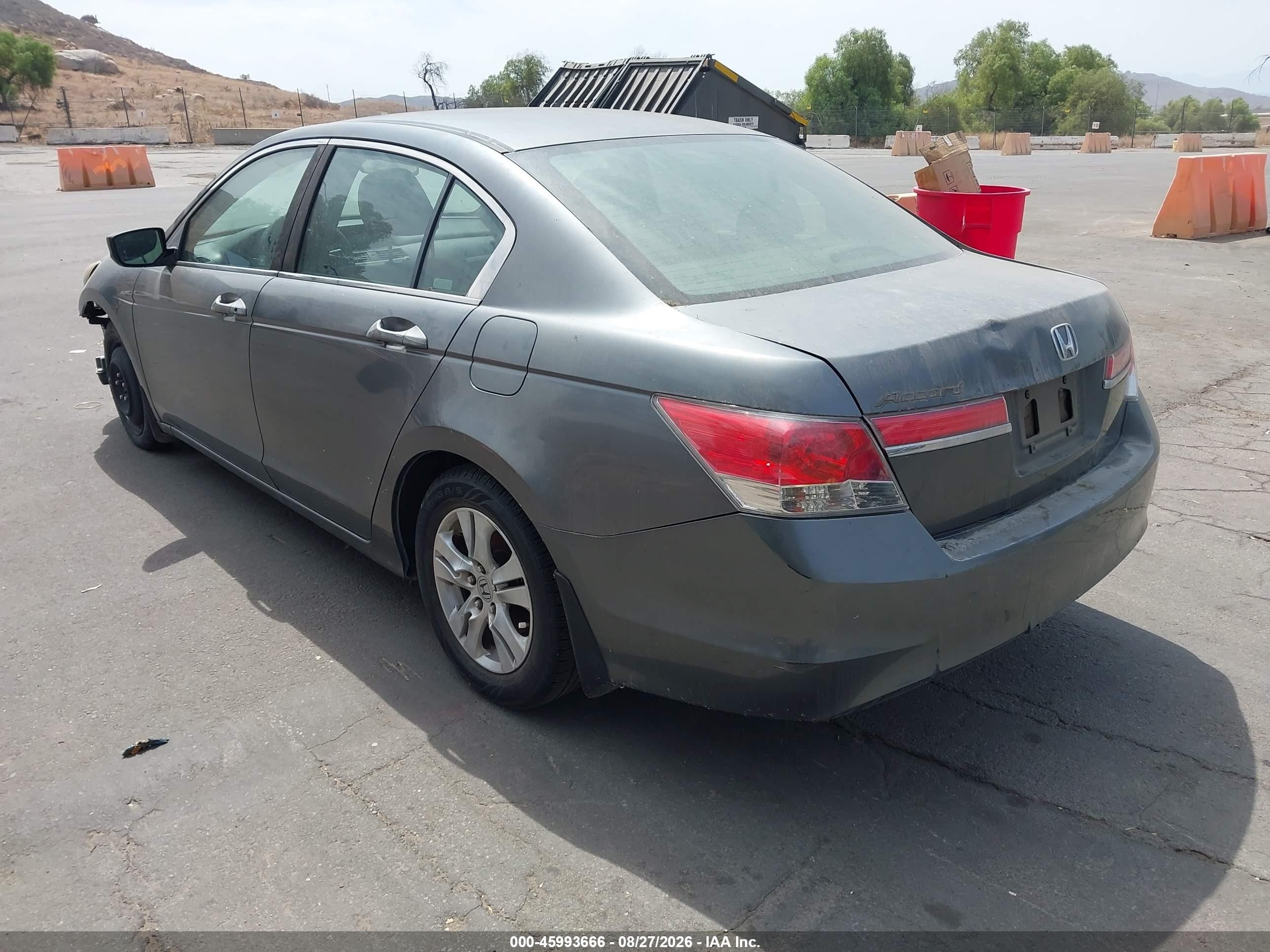 2011 Honda Accord 2.4 Lx-p Gray vin: 1HGCP2F47BA110394