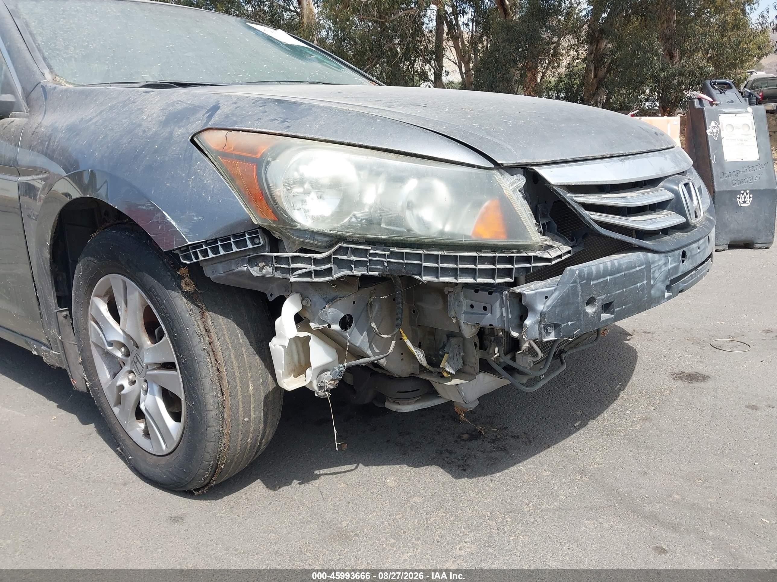 2011 Honda Accord 2.4 Lx-p Gray vin: 1HGCP2F47BA110394