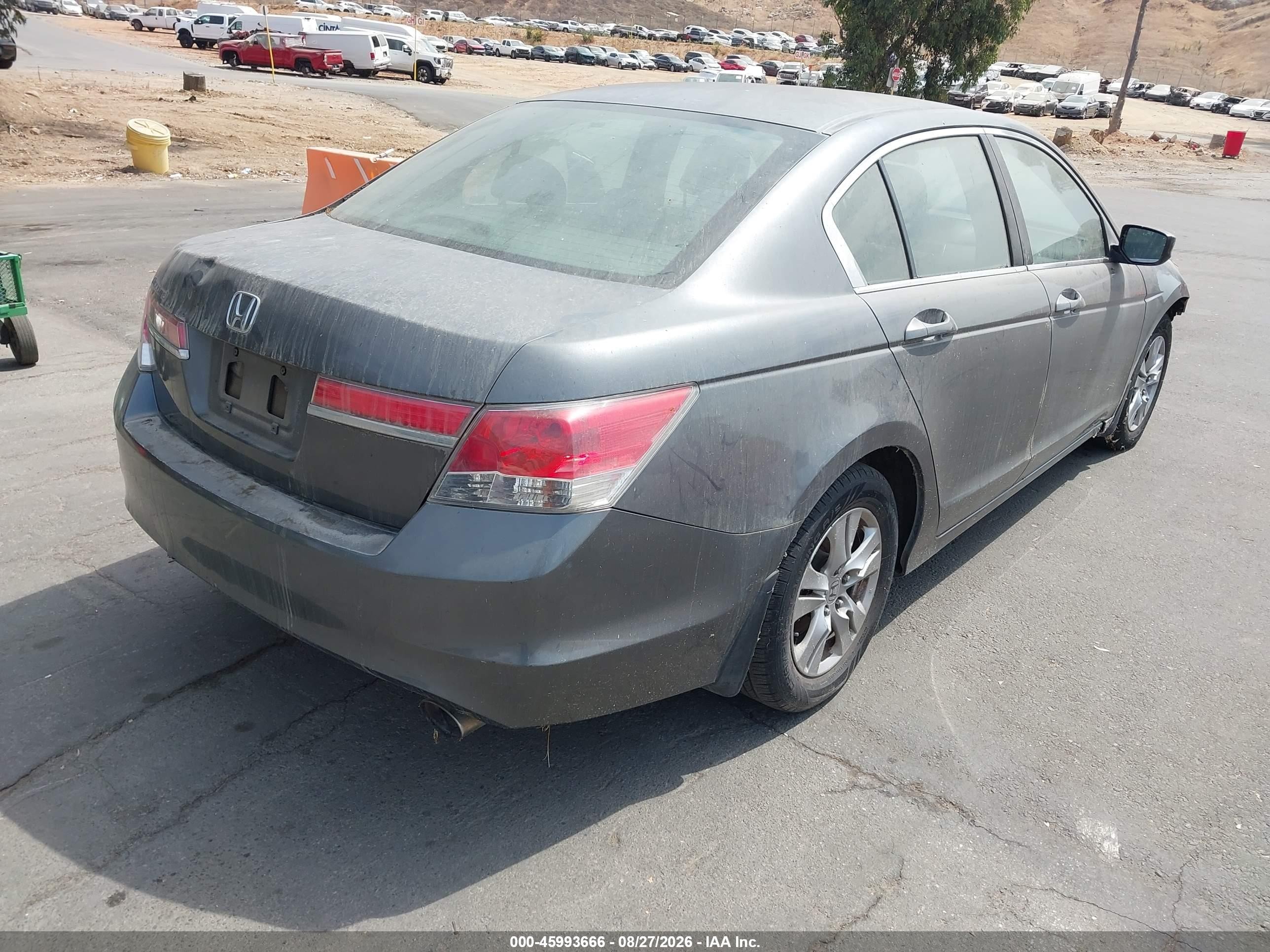 2011 Honda Accord 2.4 Lx-p Gray vin: 1HGCP2F47BA110394