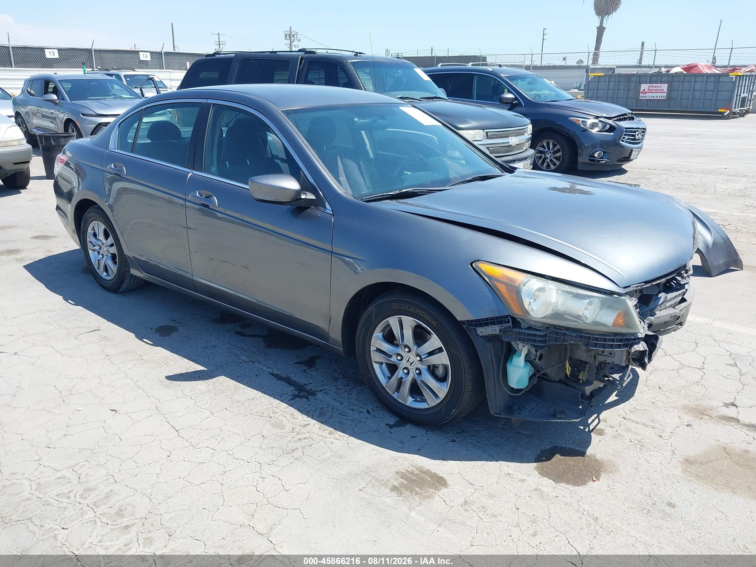 2011 Honda Accord 2.4 Lx-p Gray vin: 1HGCP2F47BA120200