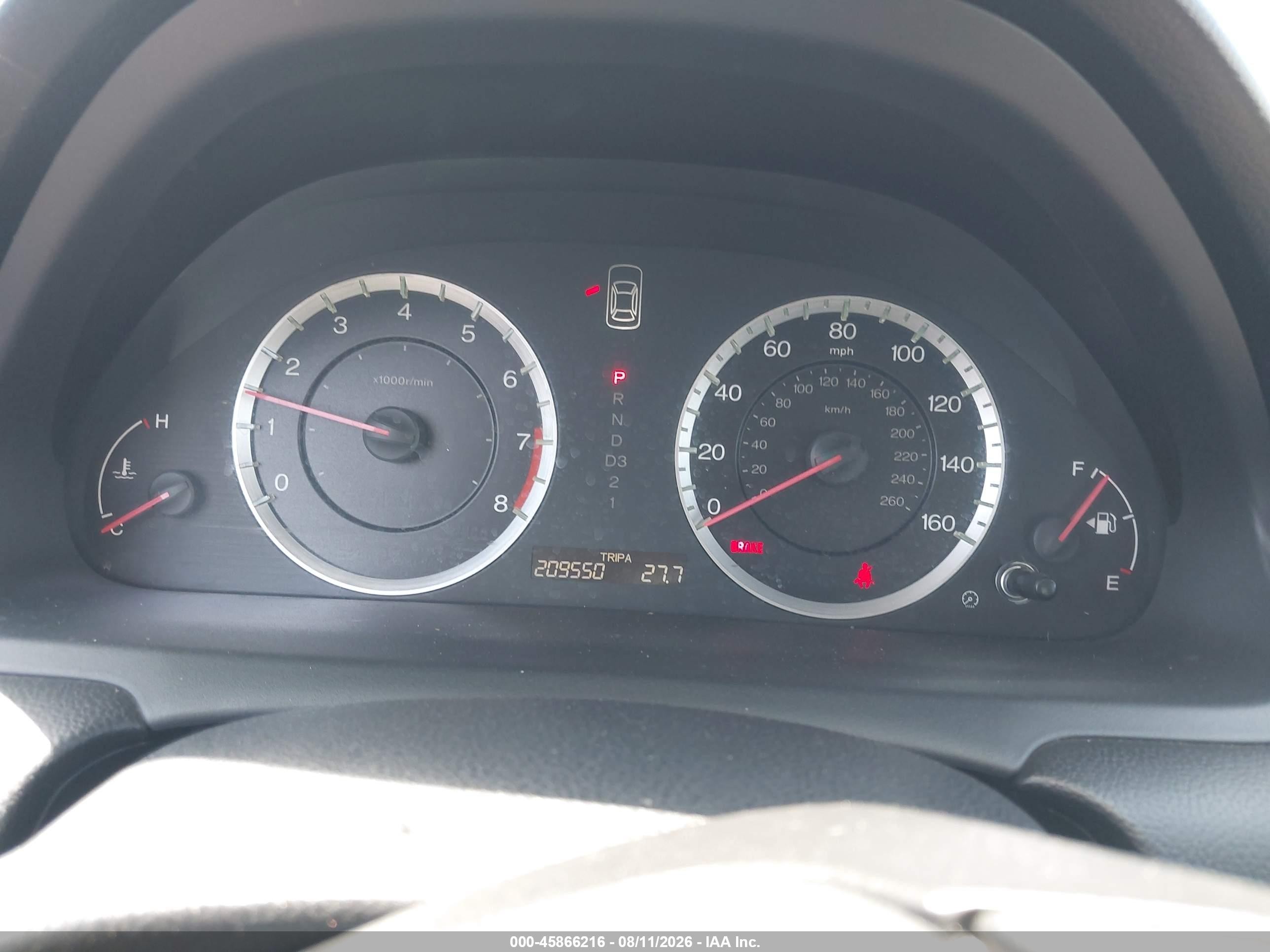 2011 Honda Accord 2.4 Lx-p Gray vin: 1HGCP2F47BA120200