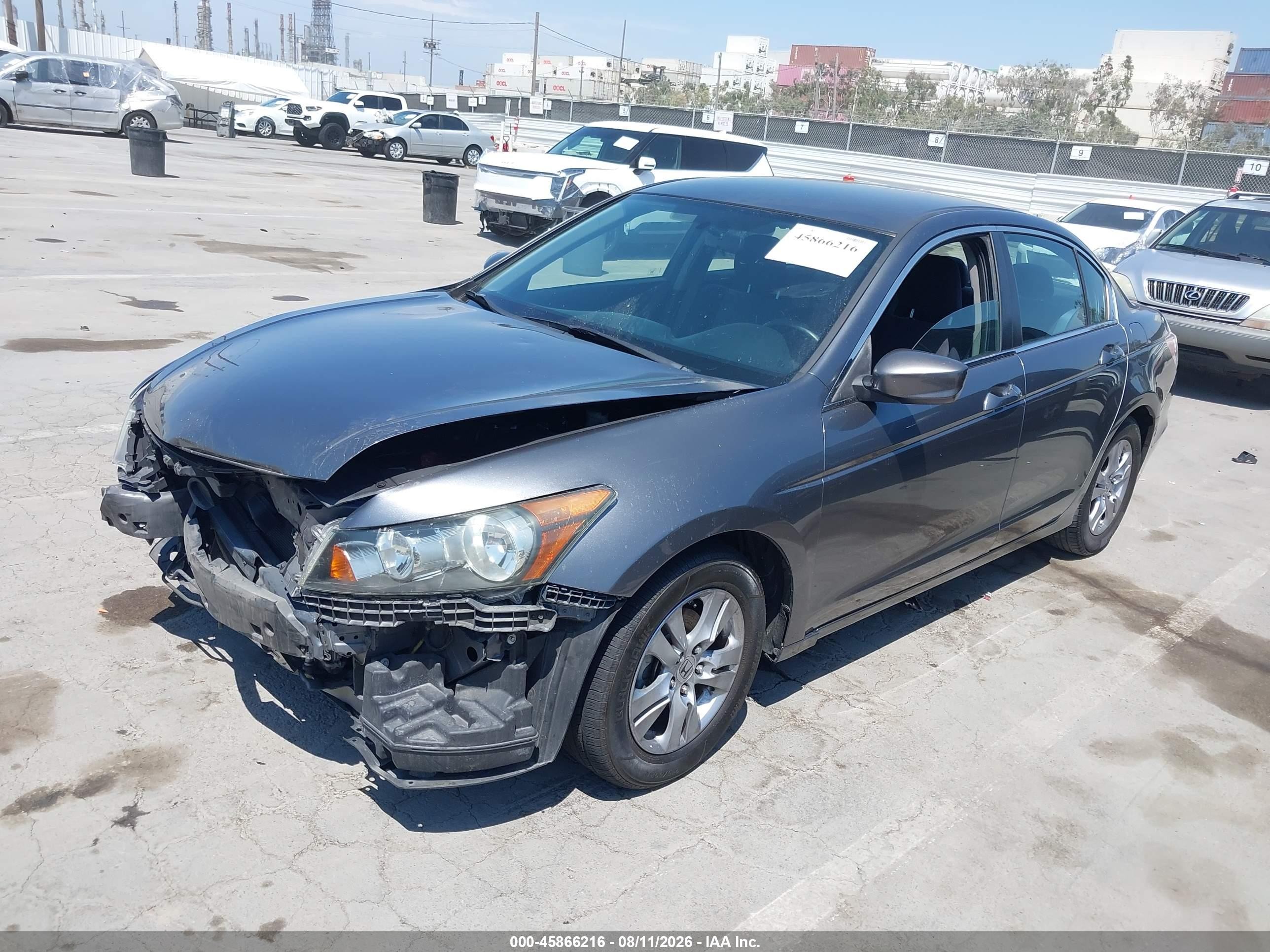 2011 Honda Accord 2.4 Lx-p Gray vin: 1HGCP2F47BA120200