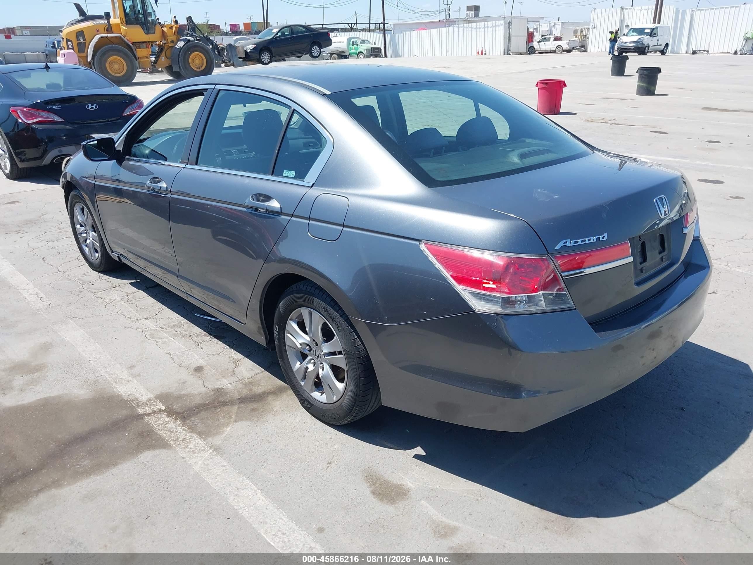 2011 Honda Accord 2.4 Lx-p Gray vin: 1HGCP2F47BA120200