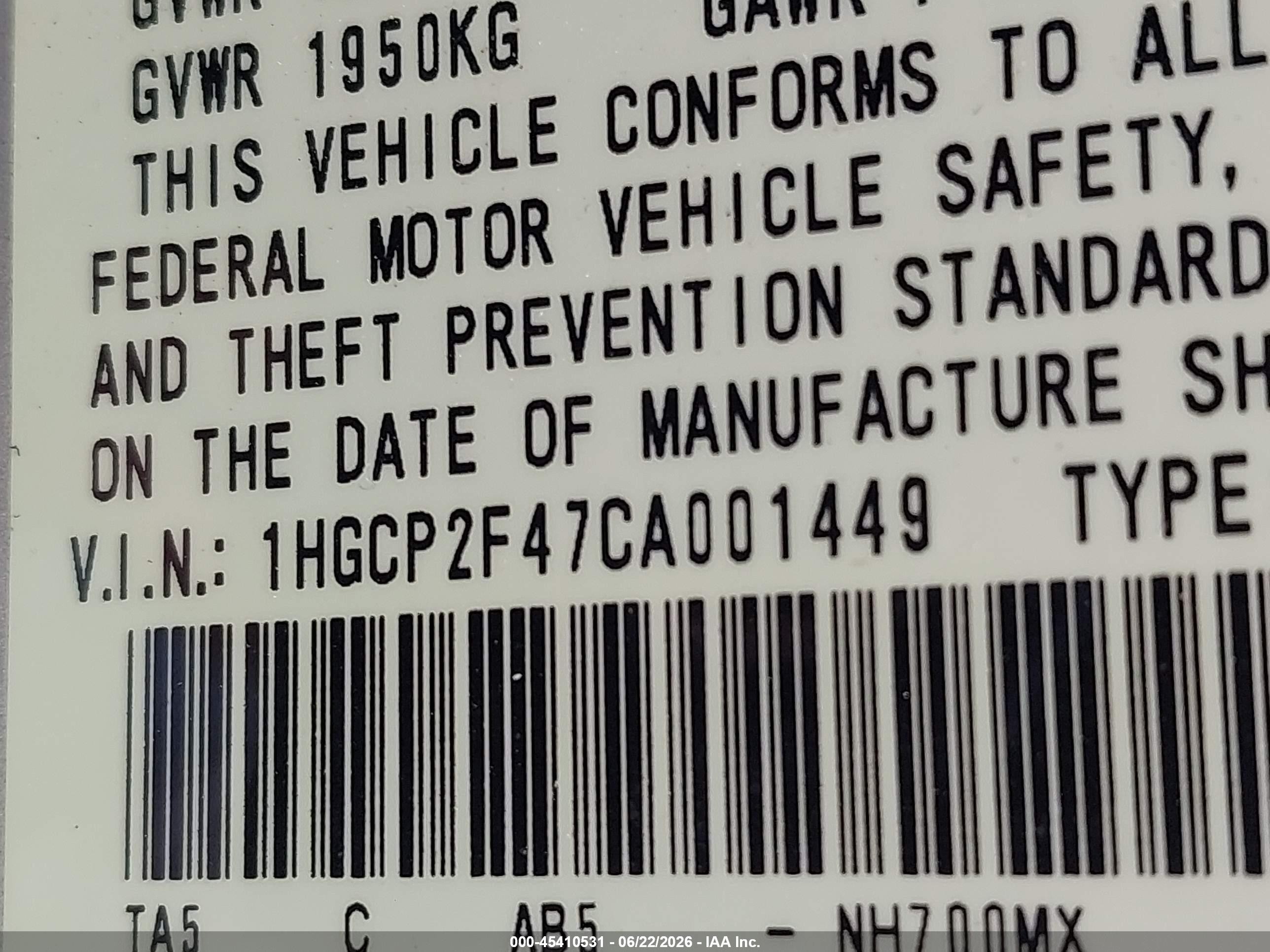 2012 Honda Accord 2.4 Lx-p Silver vin: 1HGCP2F47CA001449