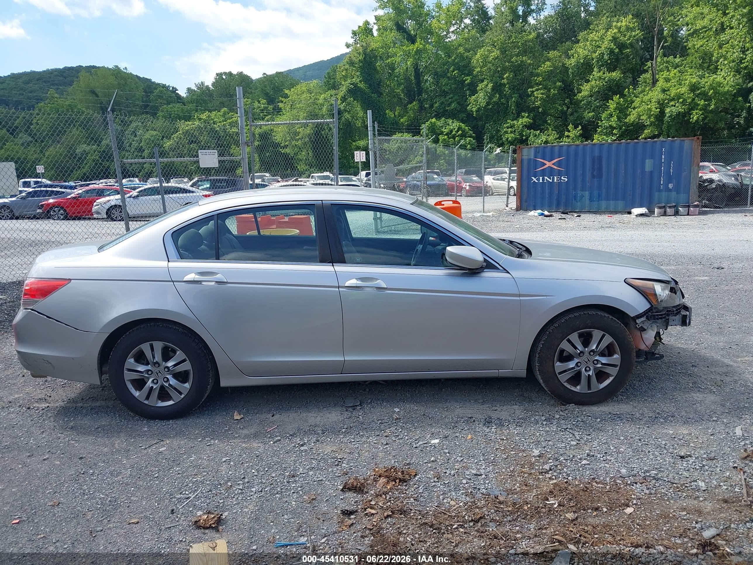 2012 Honda Accord 2.4 Lx-p Silver vin: 1HGCP2F47CA001449