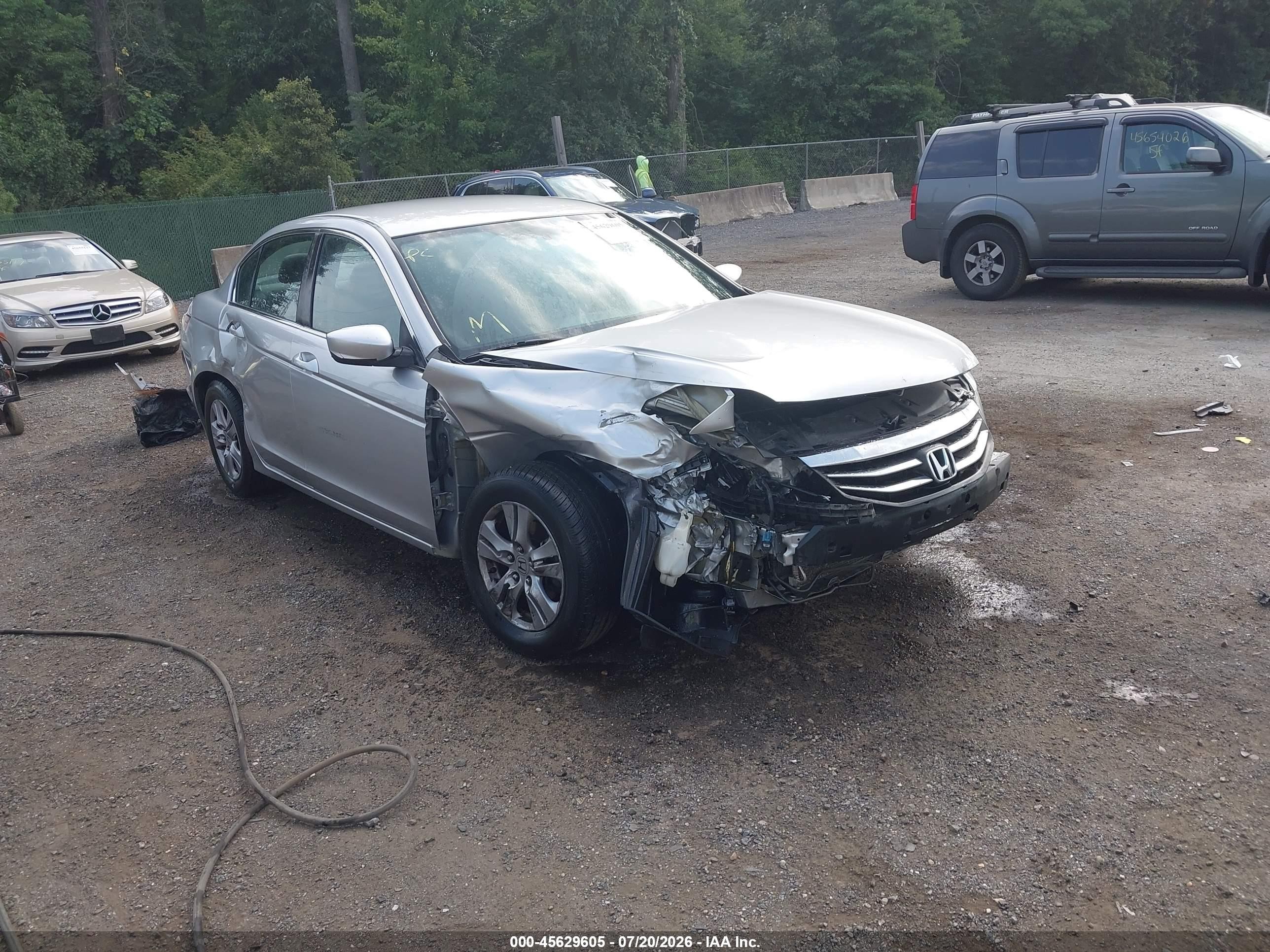2012 Honda Accord 2.4 Lx-p Серебряный vin: 1HGCP2F47CA011978