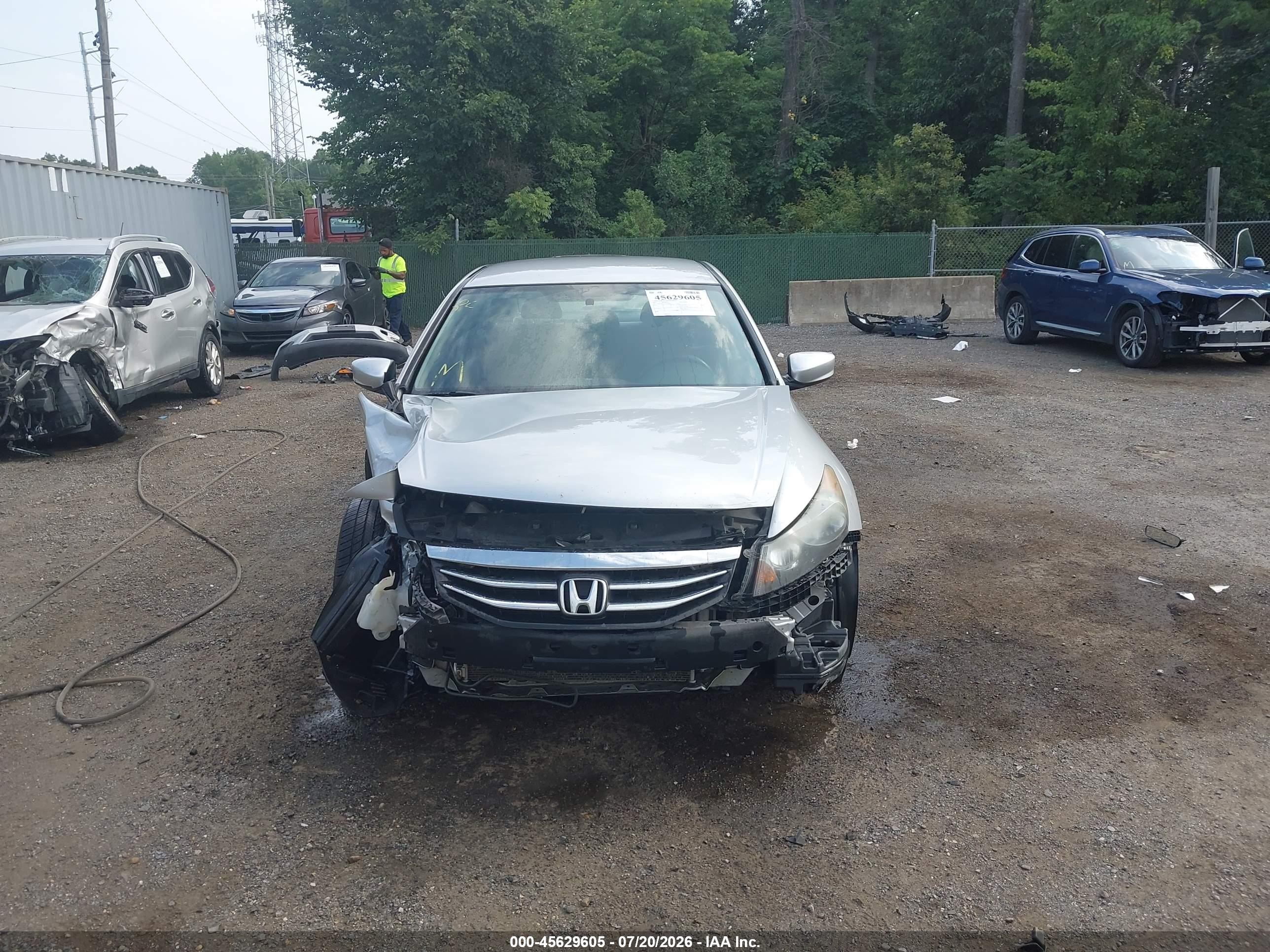 2012 Honda Accord 2.4 Lx-p Серебряный vin: 1HGCP2F47CA011978