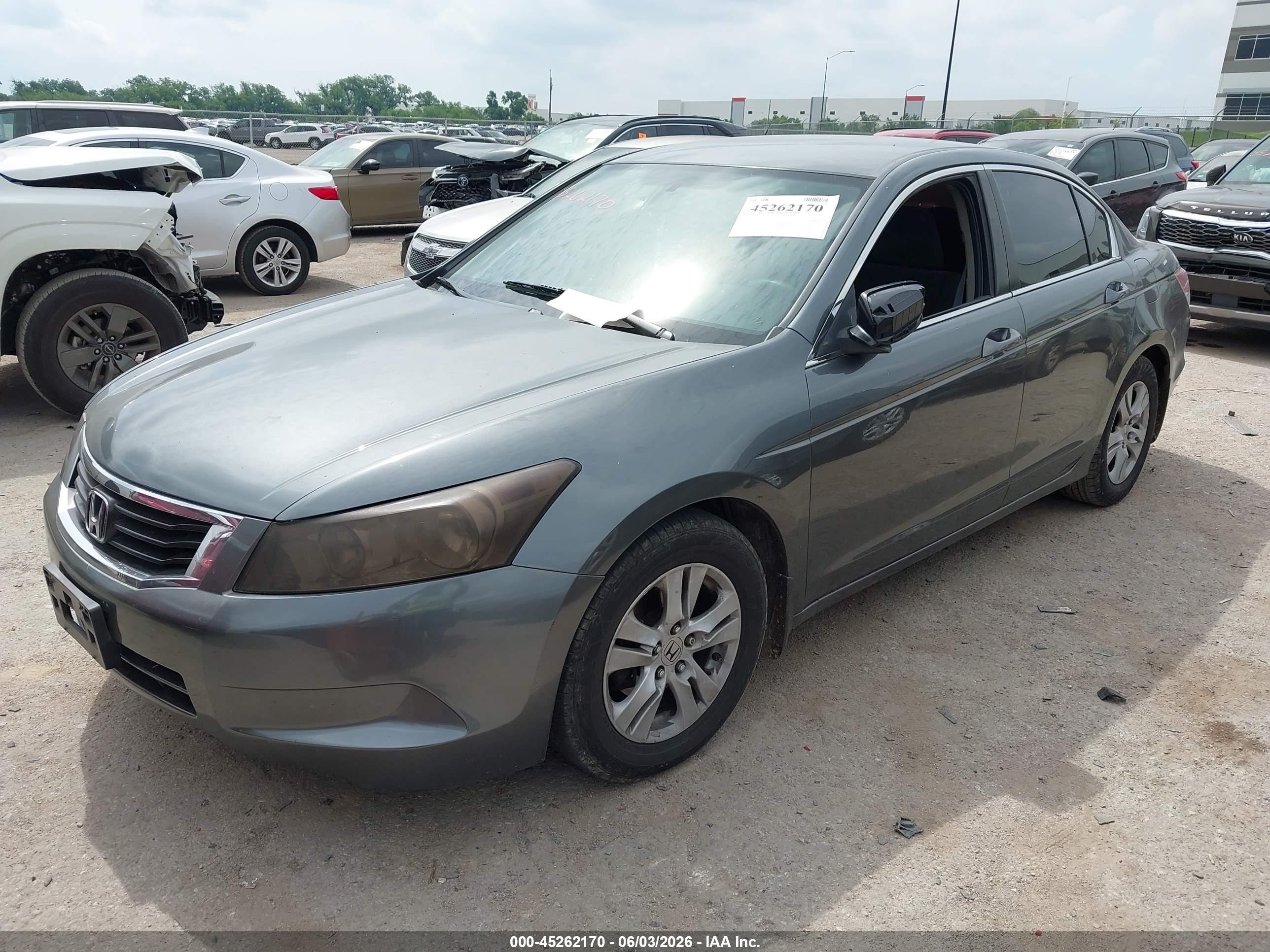 2010 Honda Accord 2.4 Lx-p Gray vin: 1HGCP2F48AA026695