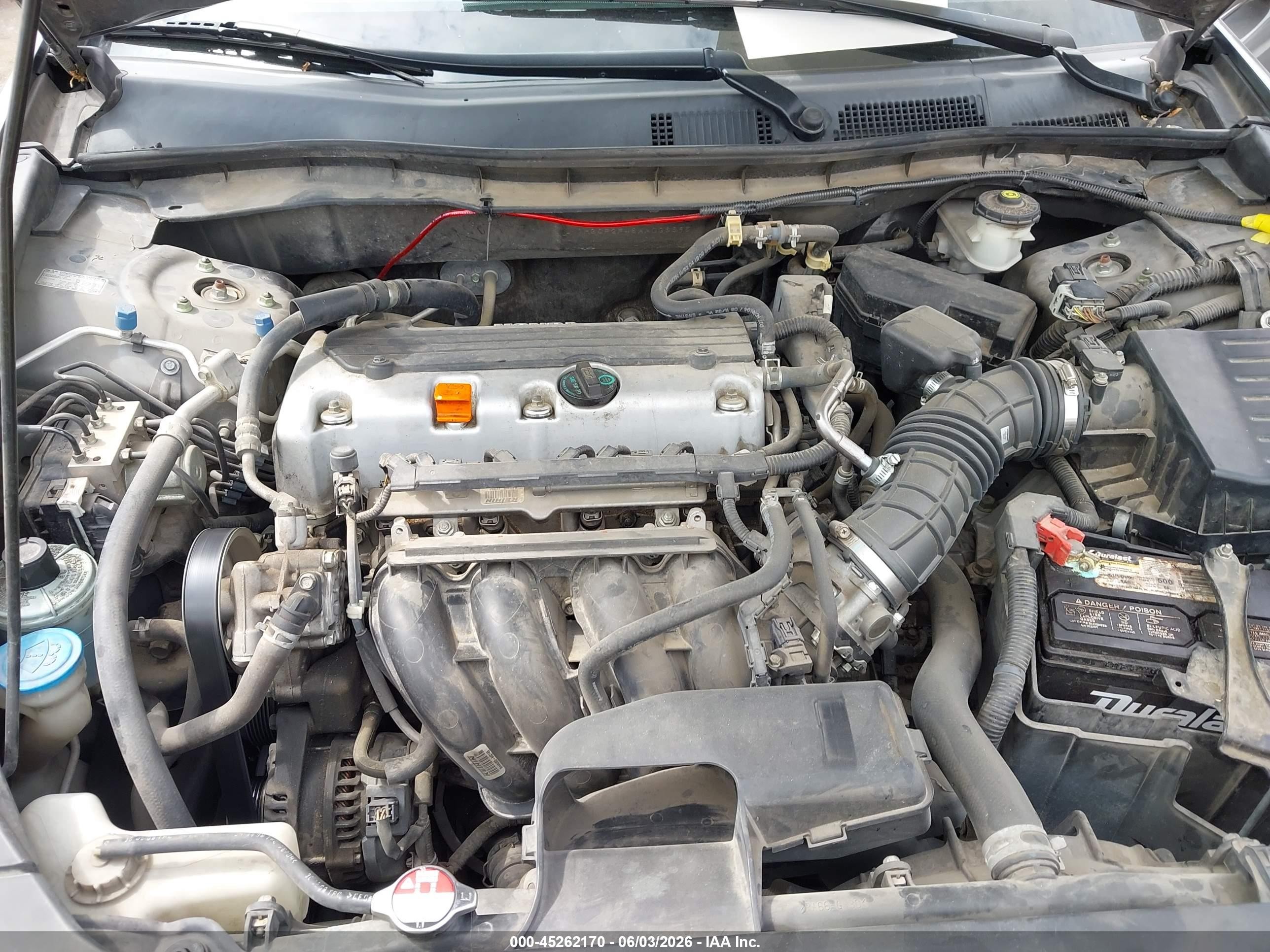 2010 Honda Accord 2.4 Lx-p Gray vin: 1HGCP2F48AA026695