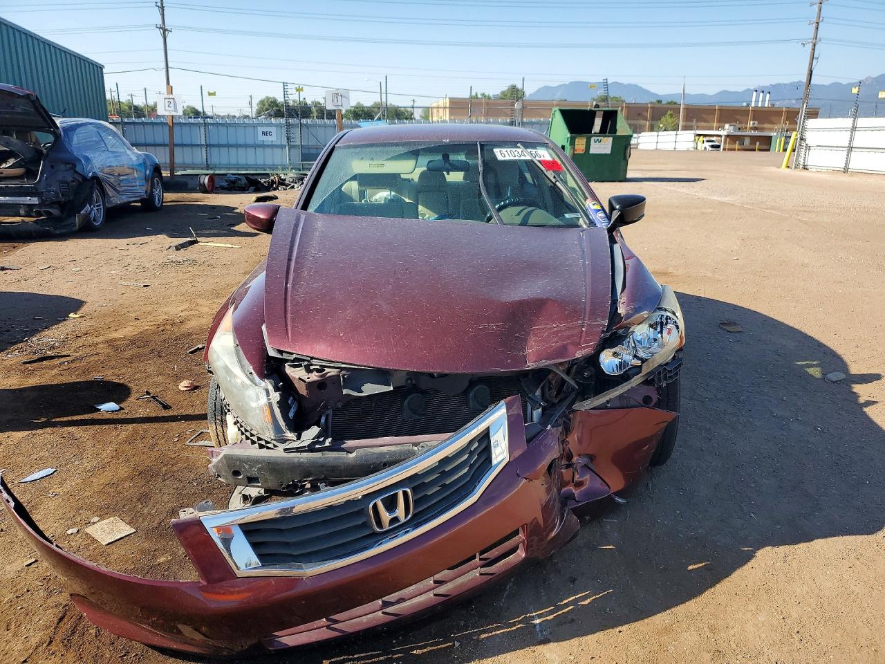 2010 Honda Accord Lxp Красный vin: 1HGCP2F48AA037339