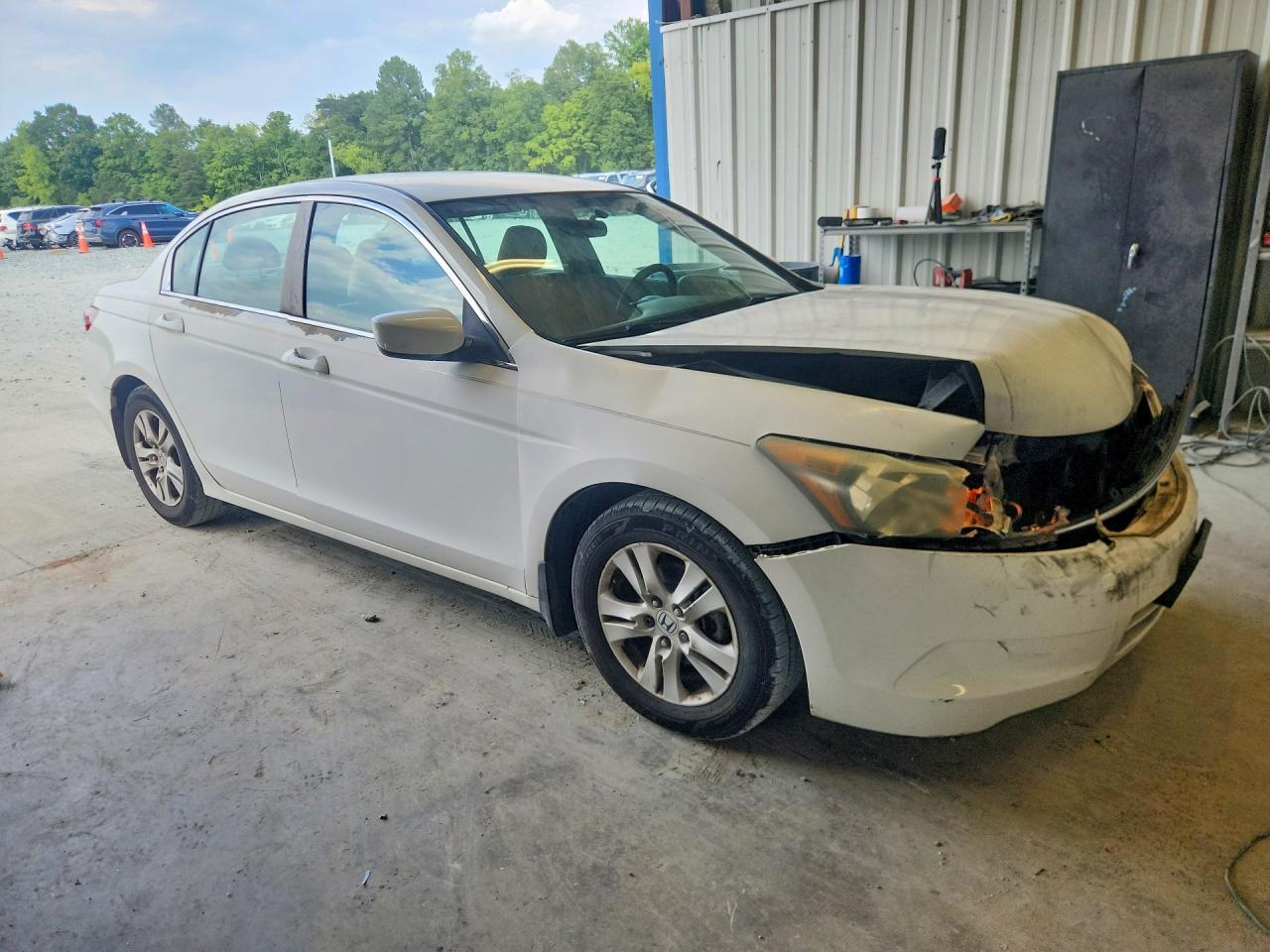 2010 Honda Accord Lxp White vin: 1HGCP2F48AA058112