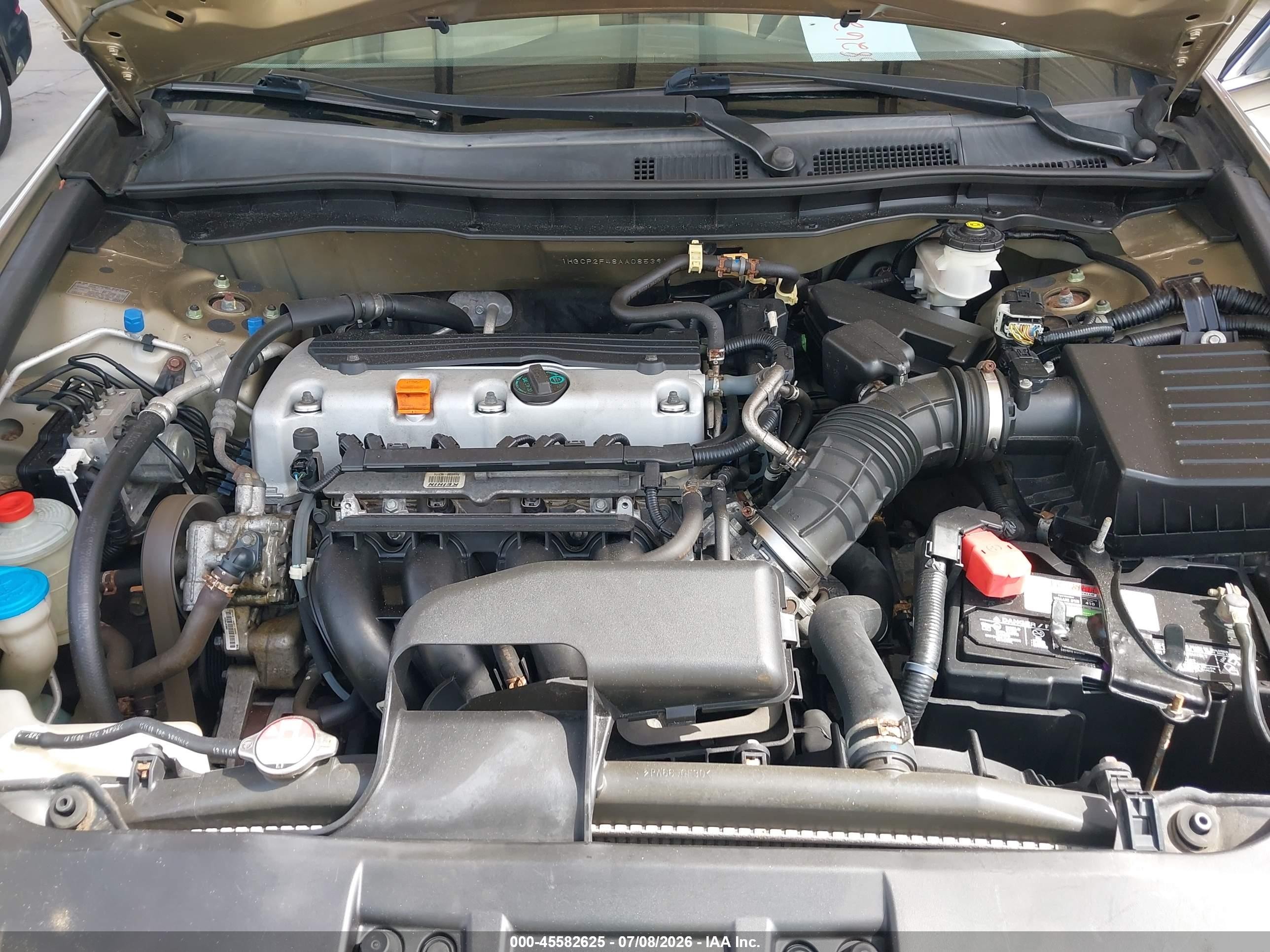 2010 Honda Accord 2.4 Lx-p Gold vin: 1HGCP2F48AA085391