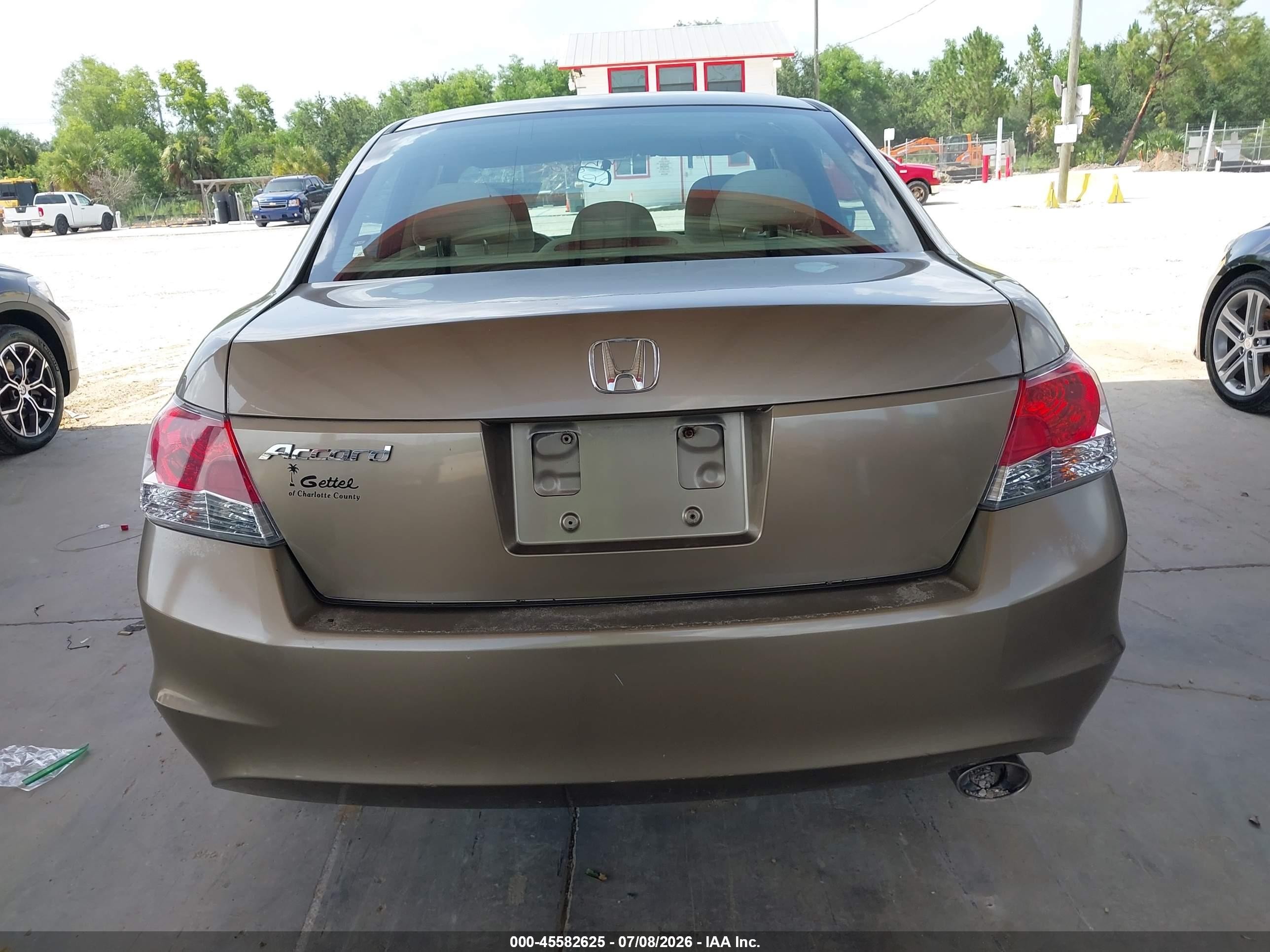 2010 Honda Accord 2.4 Lx-p Gold vin: 1HGCP2F48AA085391