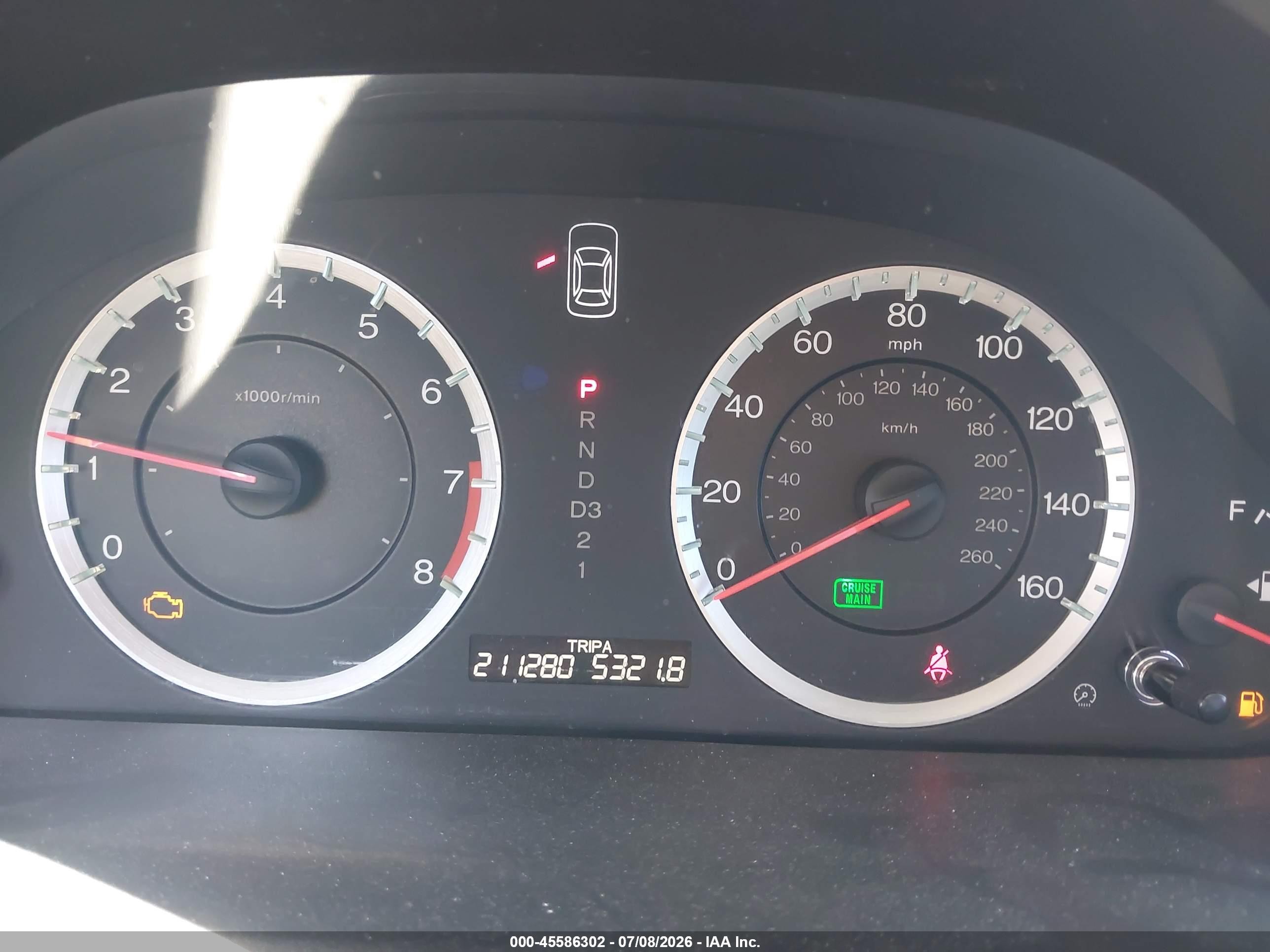 2010 Honda Accord 2.4 Lx-p Белый vin: 1HGCP2F48AA131625