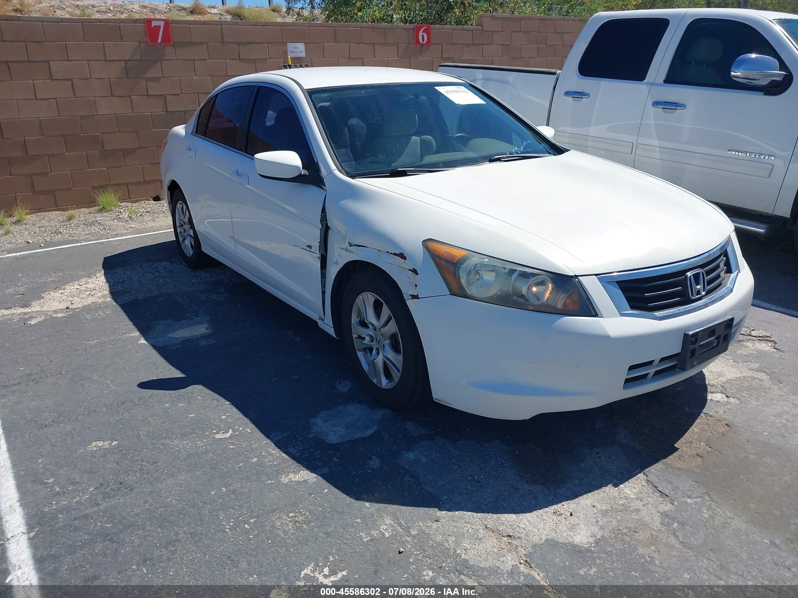 2010 Honda Accord 2.4 Lx-p Белый vin: 1HGCP2F48AA131625