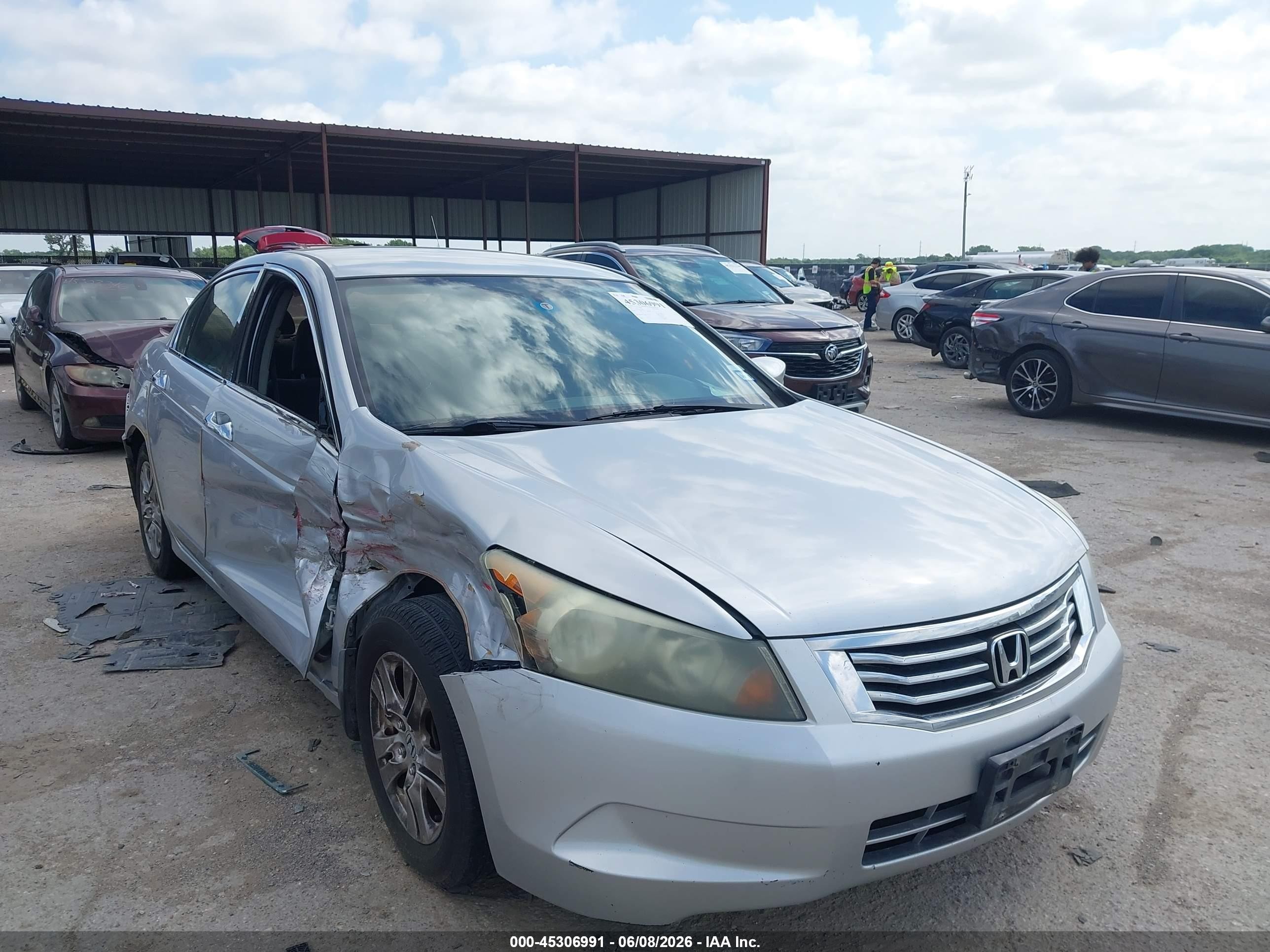 2010 Honda Accord 2.4 Lx-p Silver vin: 1HGCP2F48AA133147