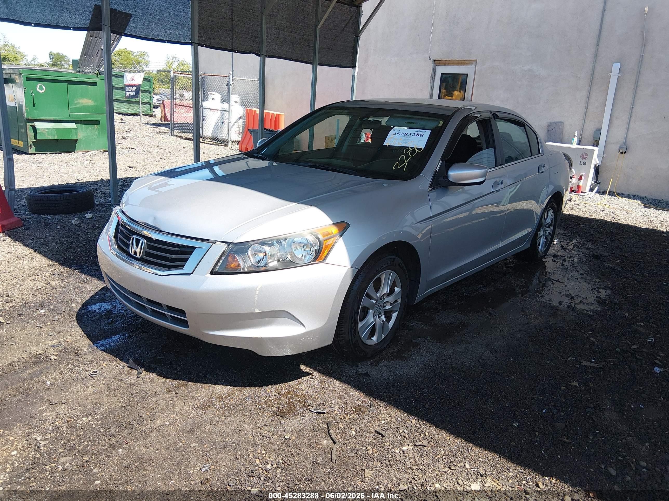 2010 Honda Accord 2.4 Lx-p Silver vin: 1HGCP2F48AA138025