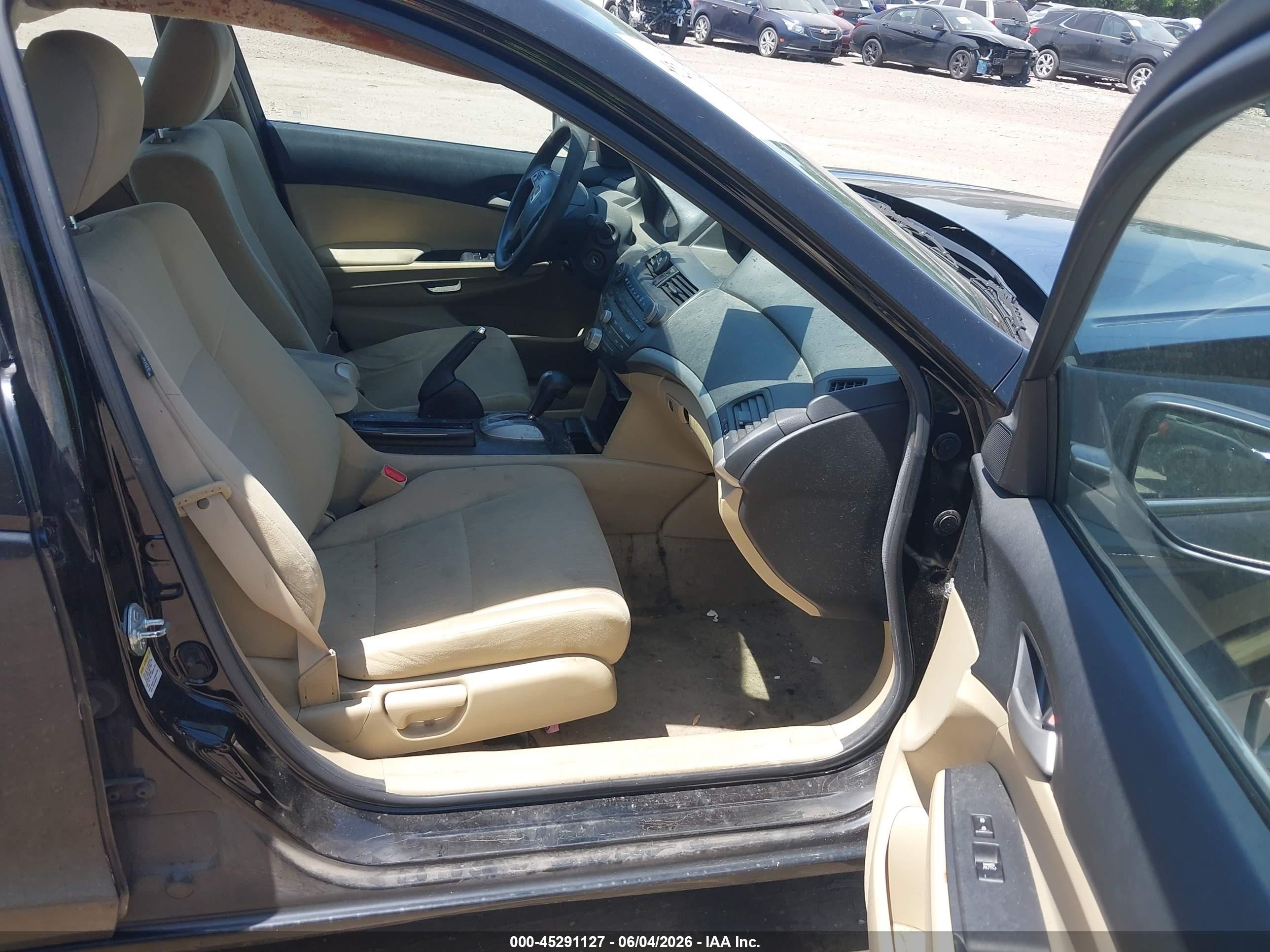 2011 Honda Accord 2.4 Lx-p Black vin: 1HGCP2F48BA035950