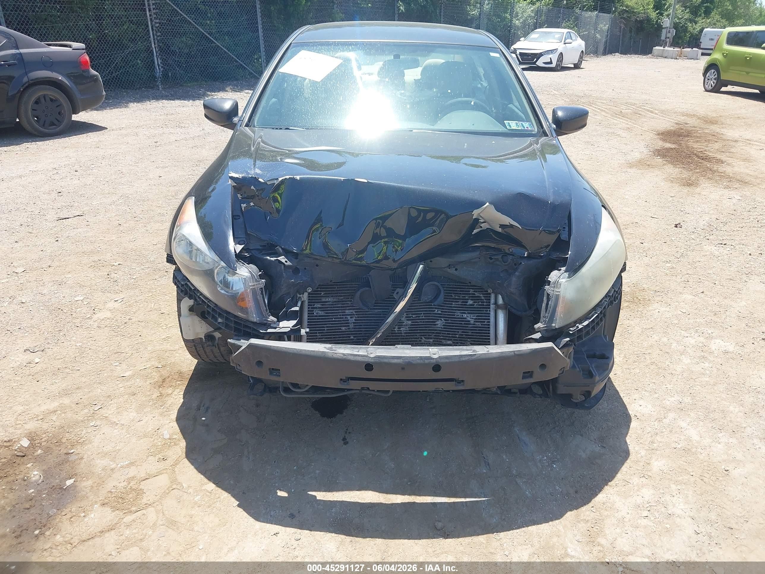 2011 Honda Accord 2.4 Lx-p Black vin: 1HGCP2F48BA035950