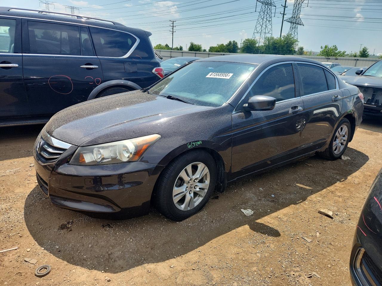 2011 Honda Accord Lxp Gray vin: 1HGCP2F48BA048603