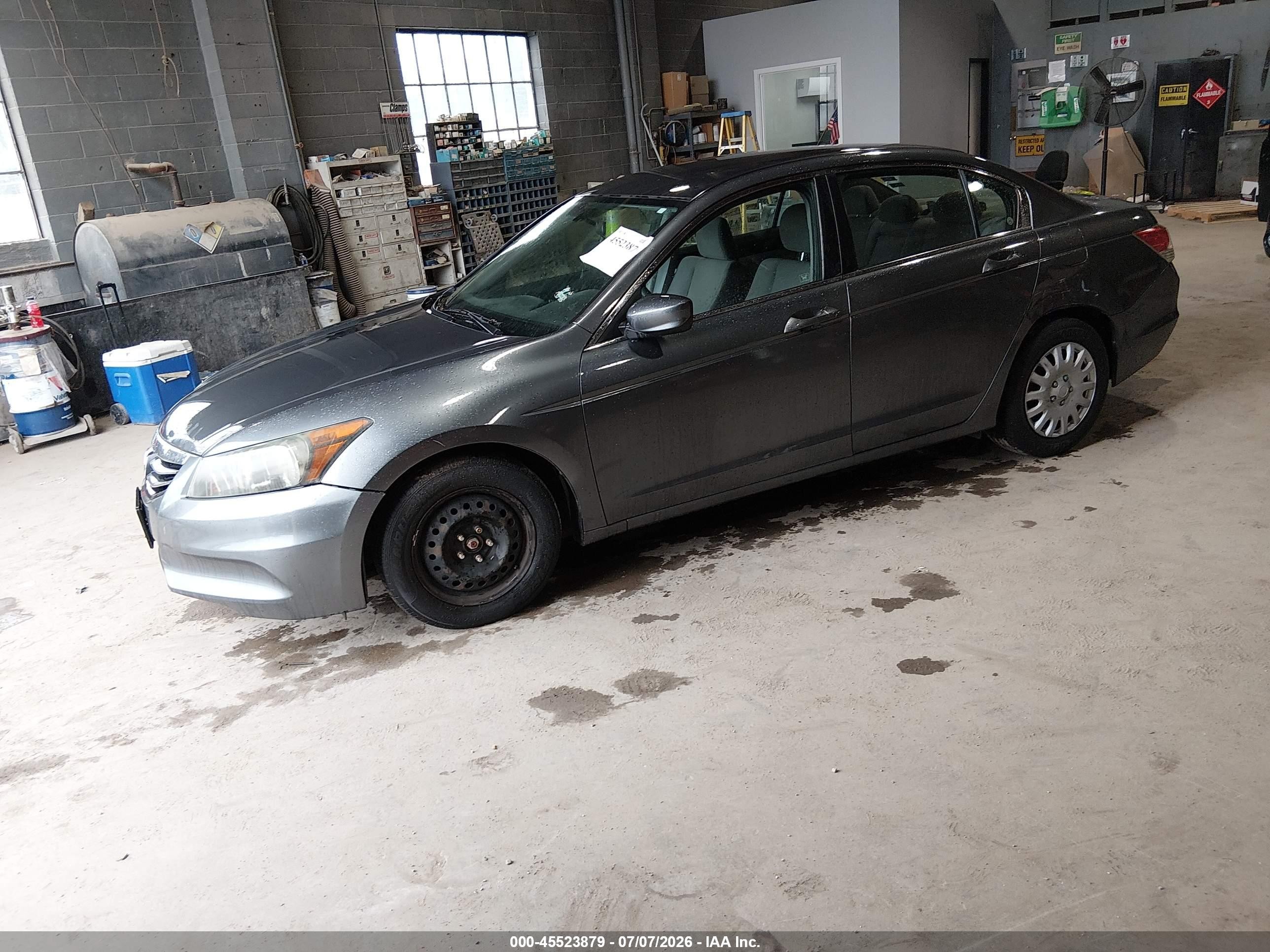 2011 Honda Accord 2.4 Lx-p Gray vin: 1HGCP2F48BA065014