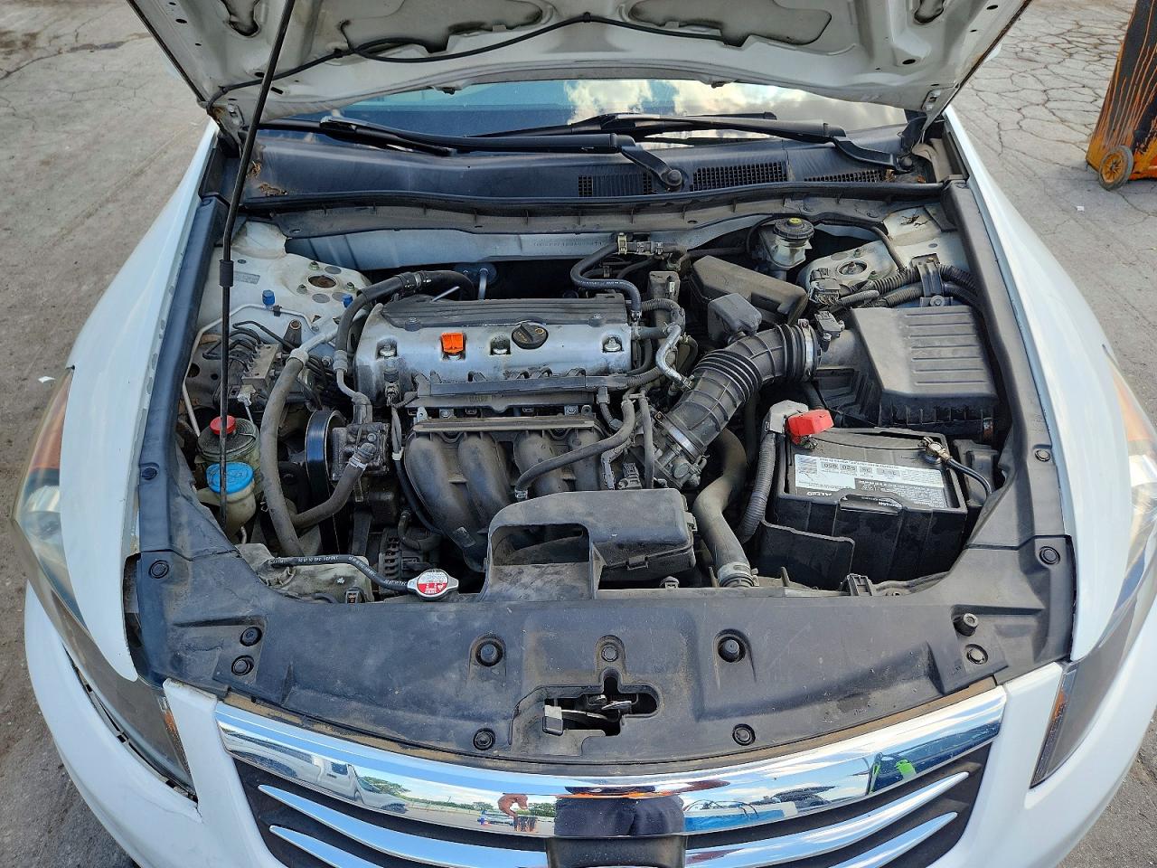 2011 Honda Accord Lxp White vin: 1HGCP2F48BA072674