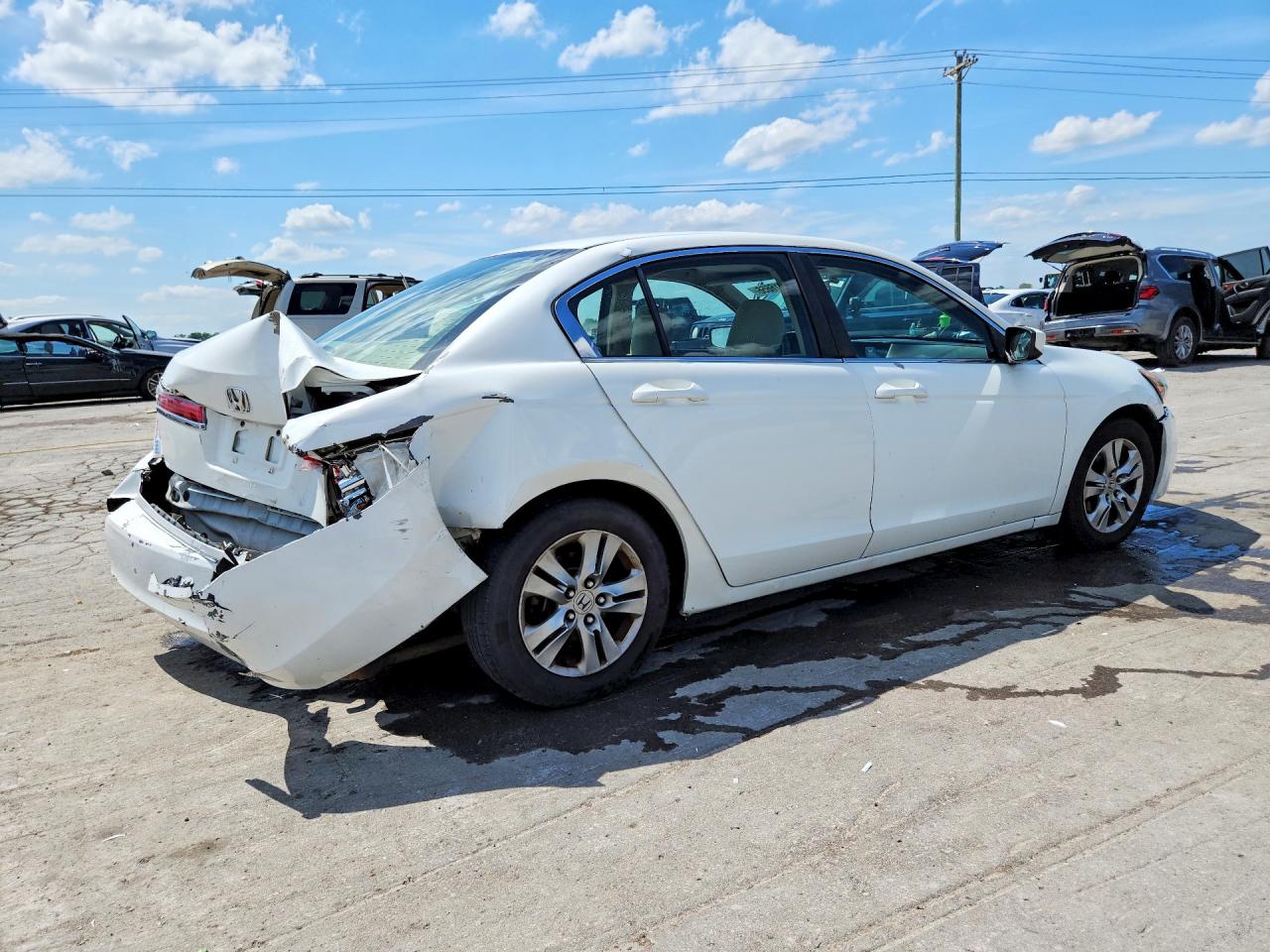 2011 Honda Accord Lxp White vin: 1HGCP2F48BA072674