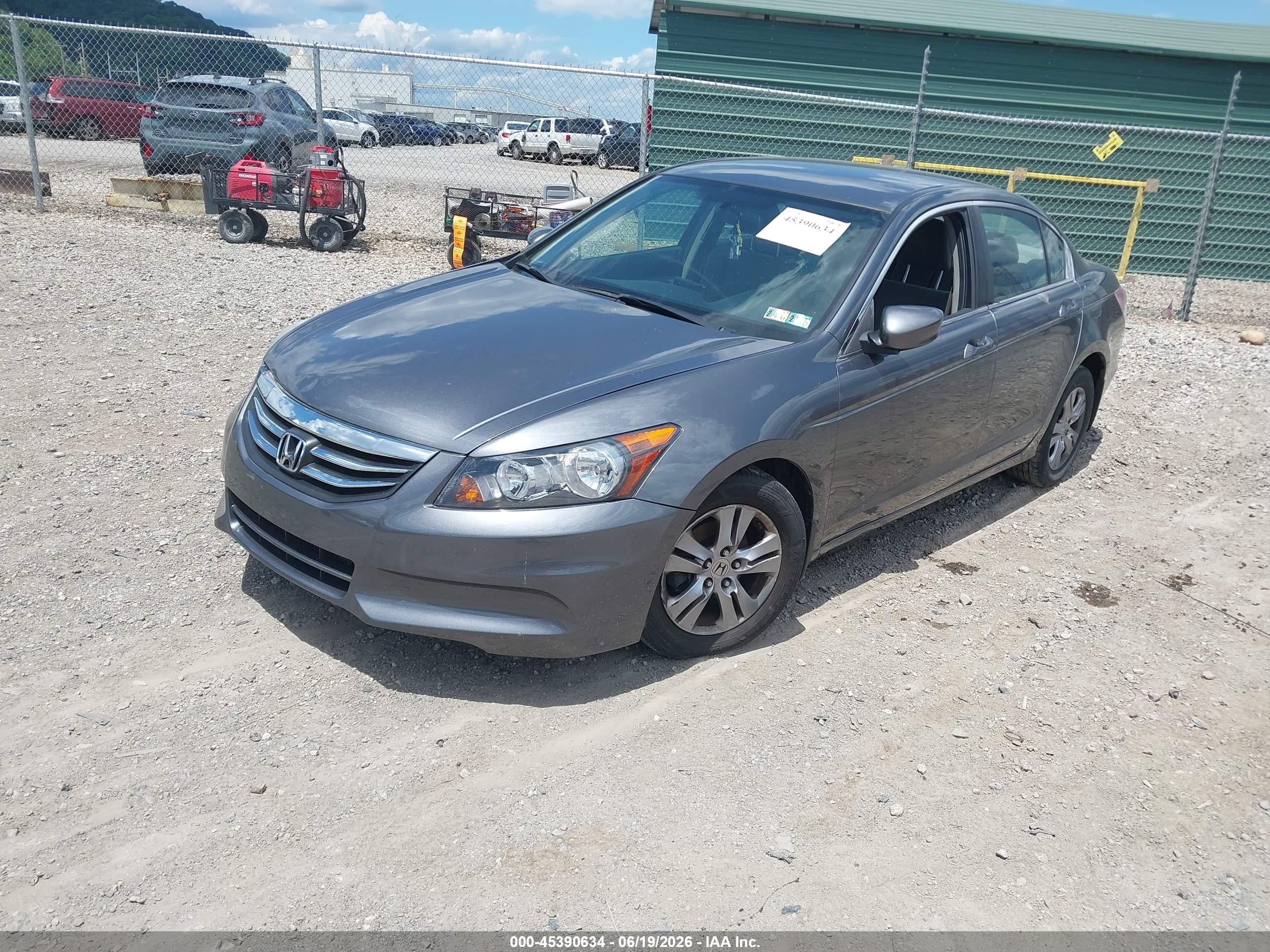2011 Honda Accord 2.4 Lx-p Gray vin: 1HGCP2F48BA088969