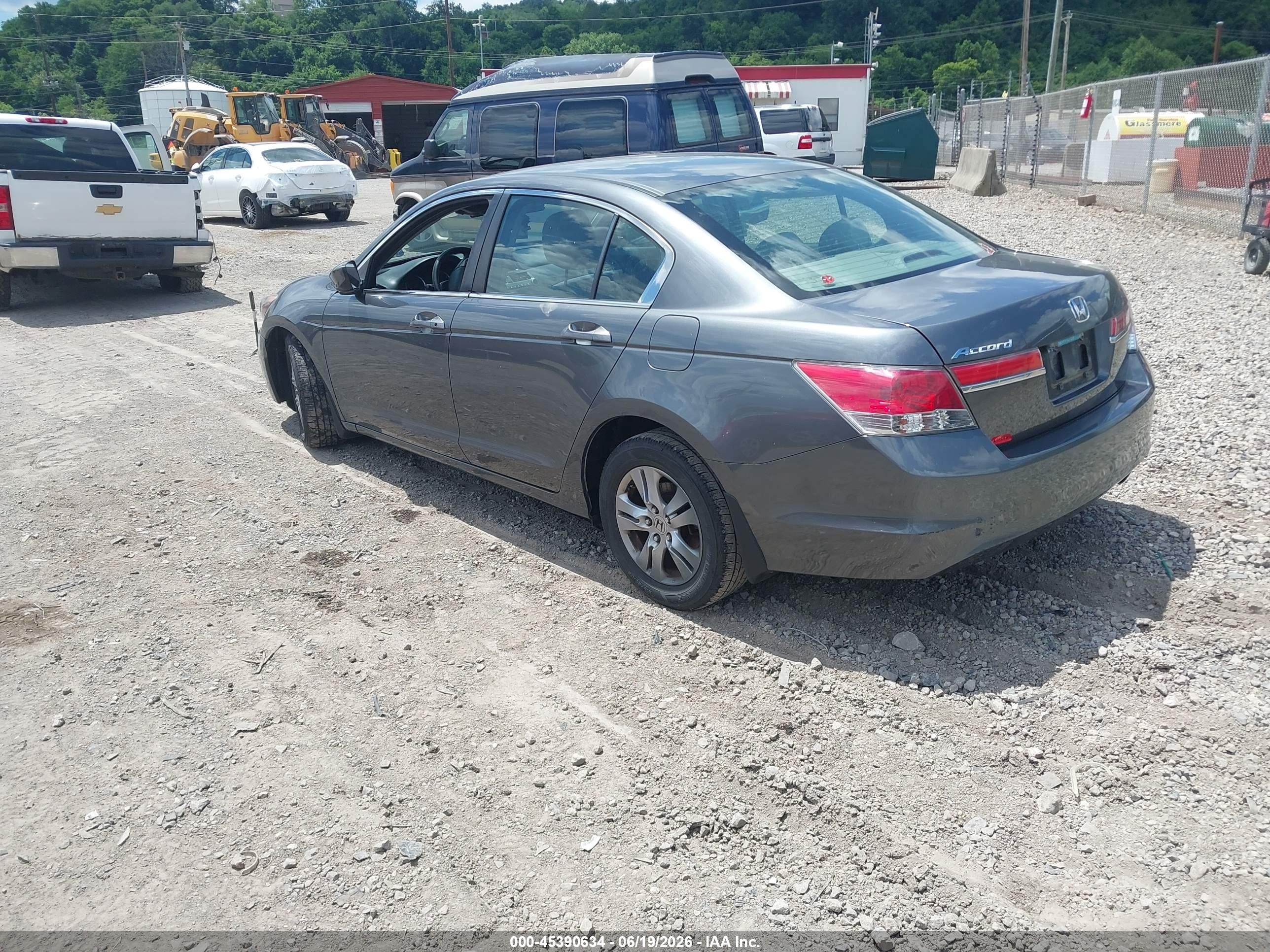 2011 Honda Accord 2.4 Lx-p Gray vin: 1HGCP2F48BA088969