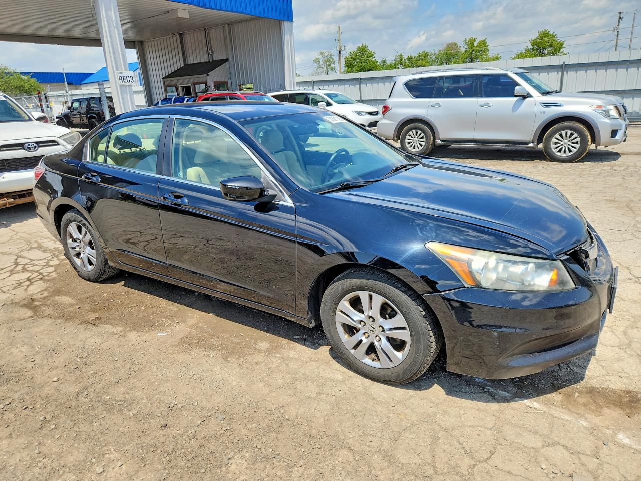 2011 Honda Accord Lxp Black vin: 1HGCP2F48BA114647
