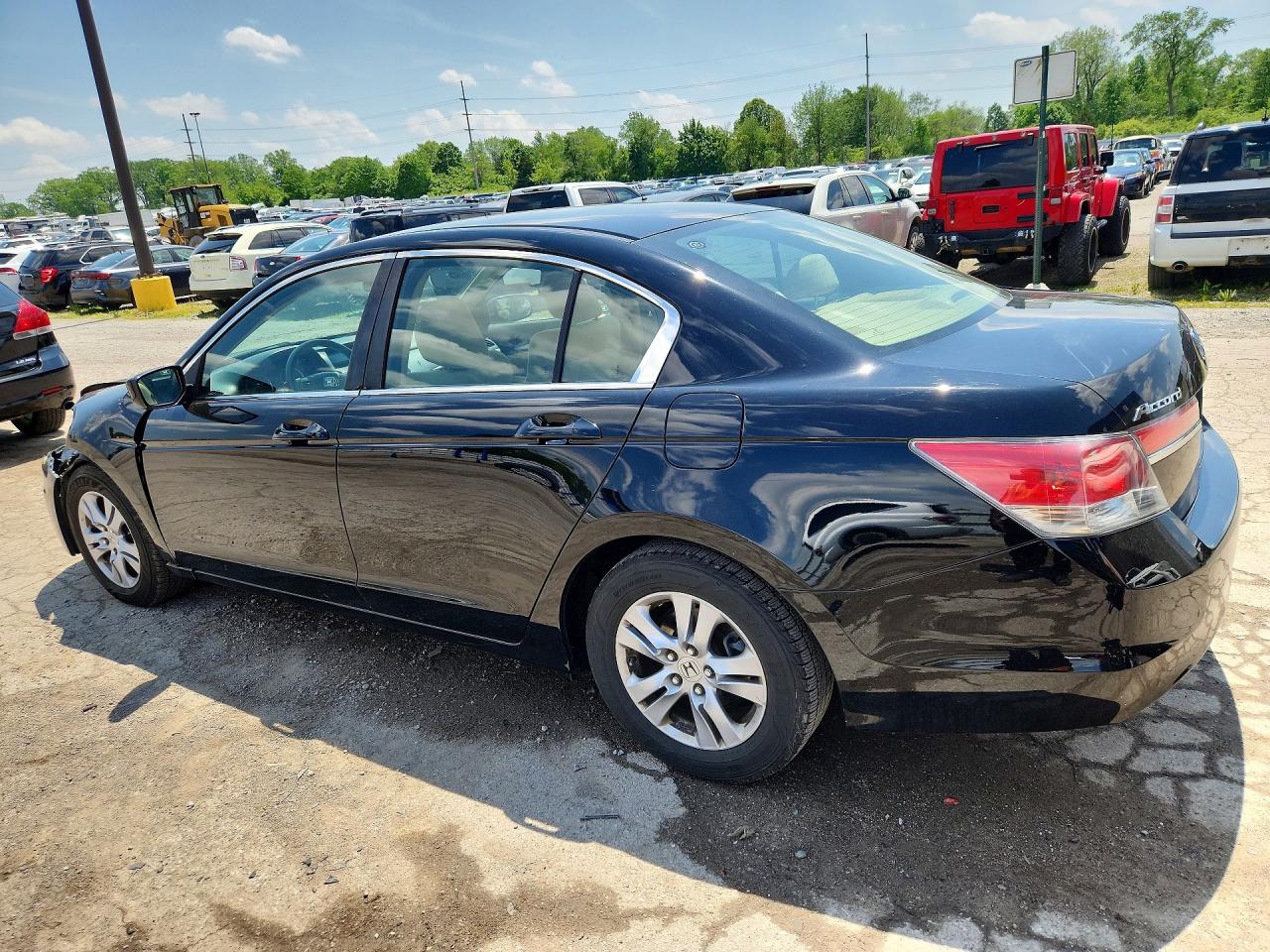 2011 Honda Accord Lxp Black vin: 1HGCP2F48BA114647