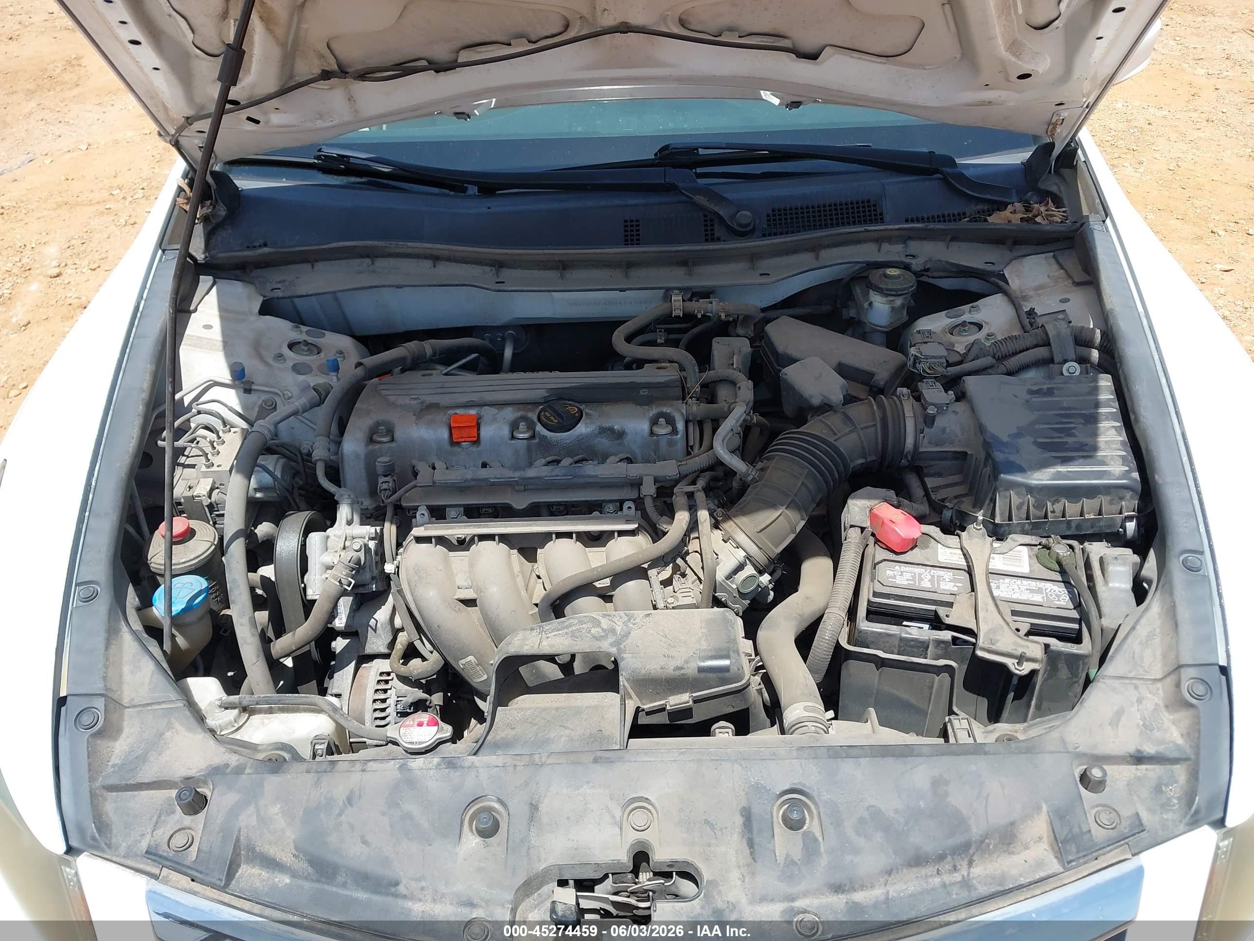 2011 Honda Accord 2.4 Lx-p White vin: 1HGCP2F48BA147499