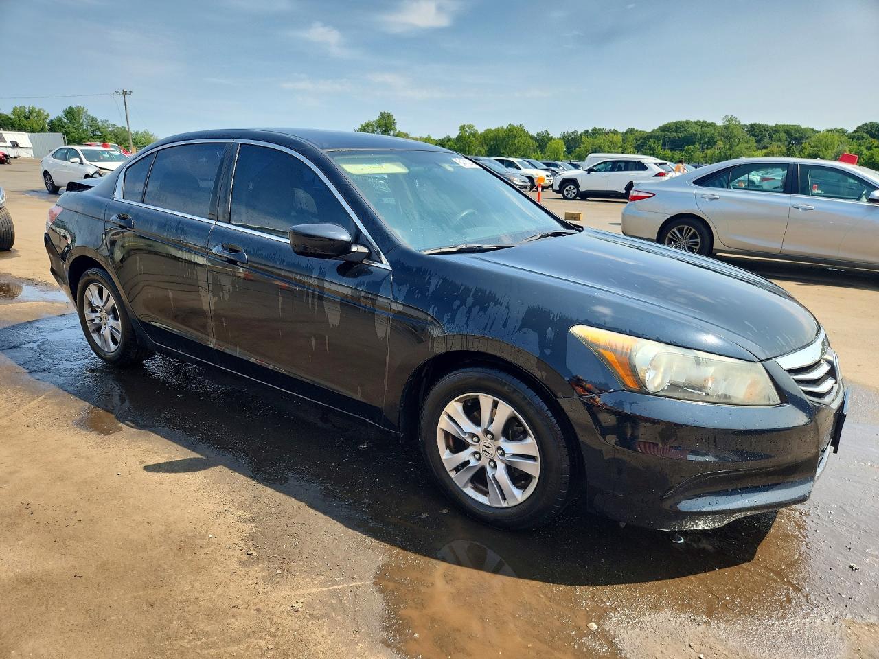 2012 Honda Accord Lxp Black vin: 1HGCP2F48CA008393