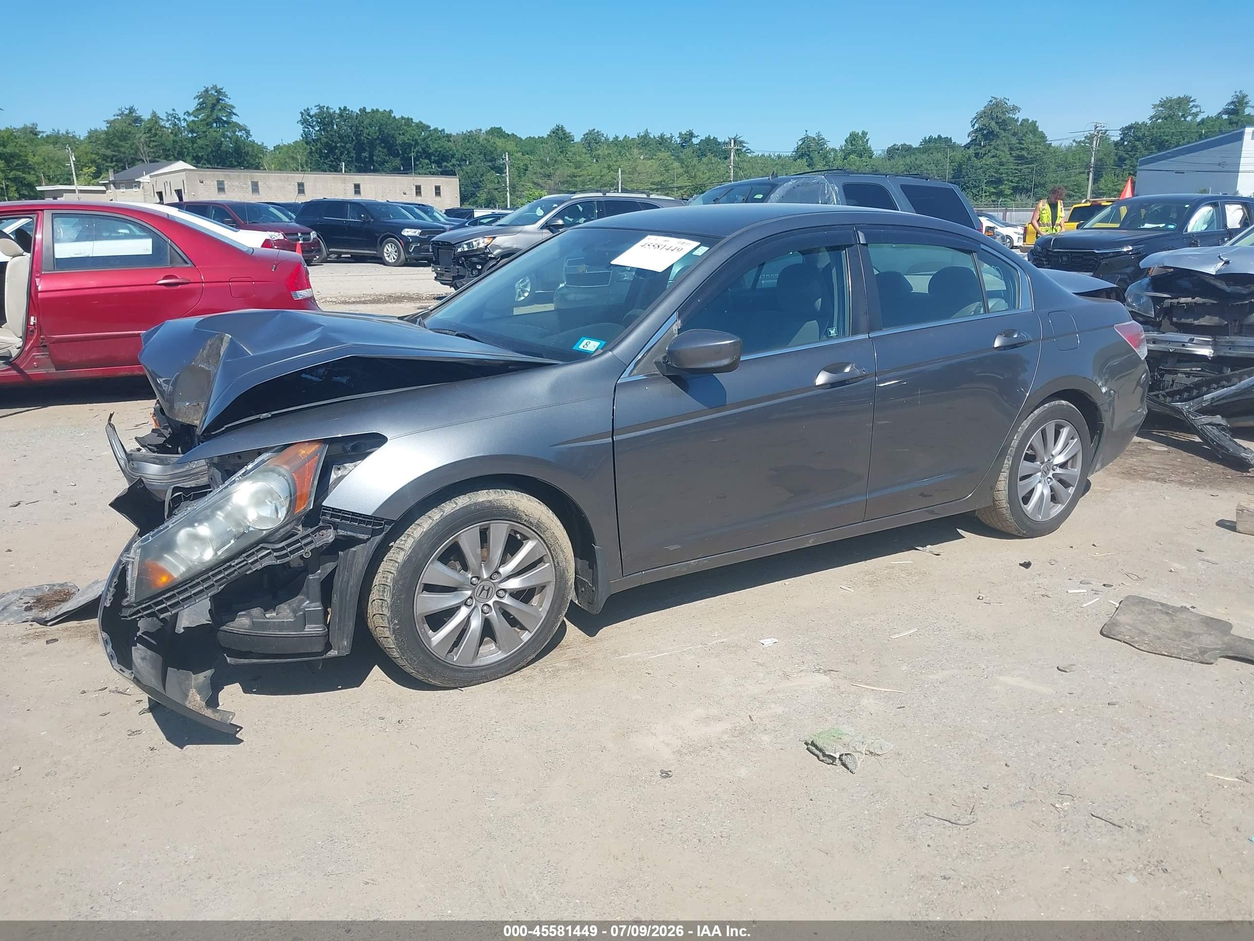2012 Honda Accord 2.4 Lx-p Gray vin: 1HGCP2F48CA041216
