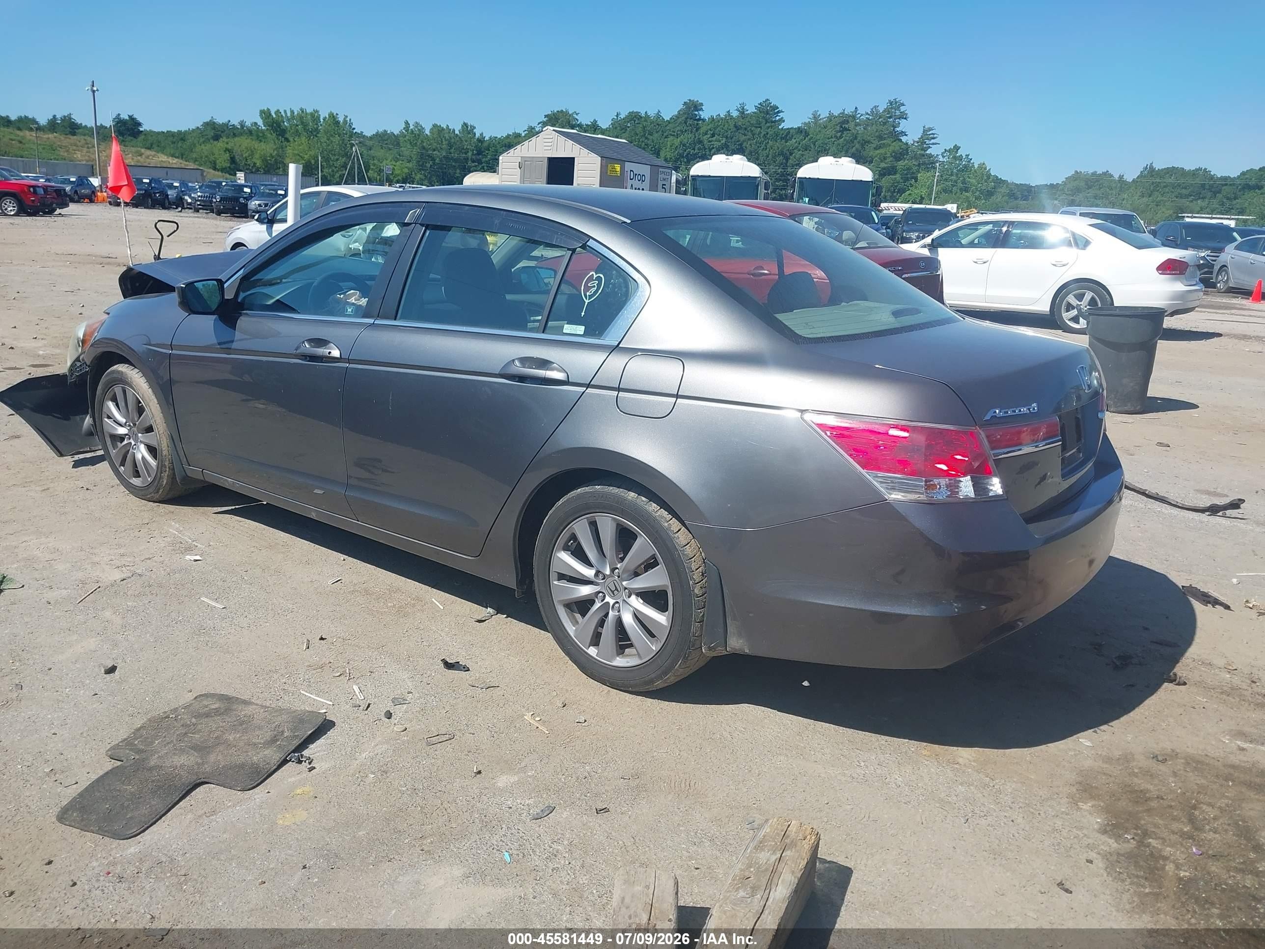 2012 Honda Accord 2.4 Lx-p Gray vin: 1HGCP2F48CA041216