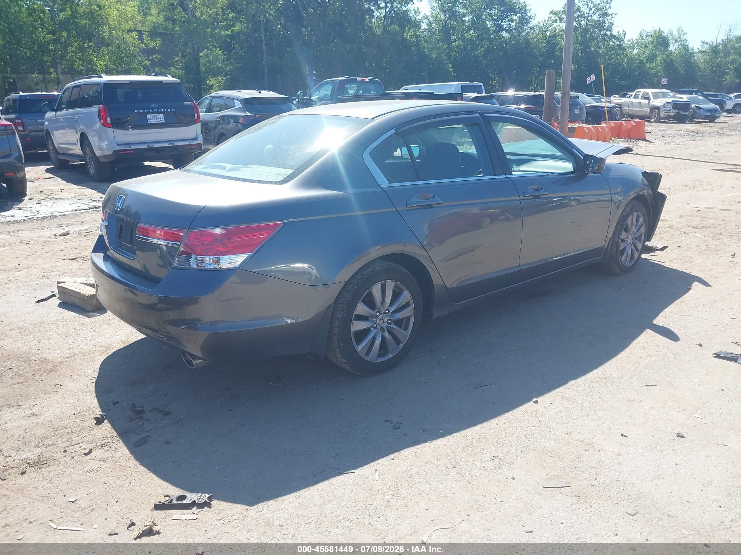 2012 Honda Accord 2.4 Lx-p Gray vin: 1HGCP2F48CA041216