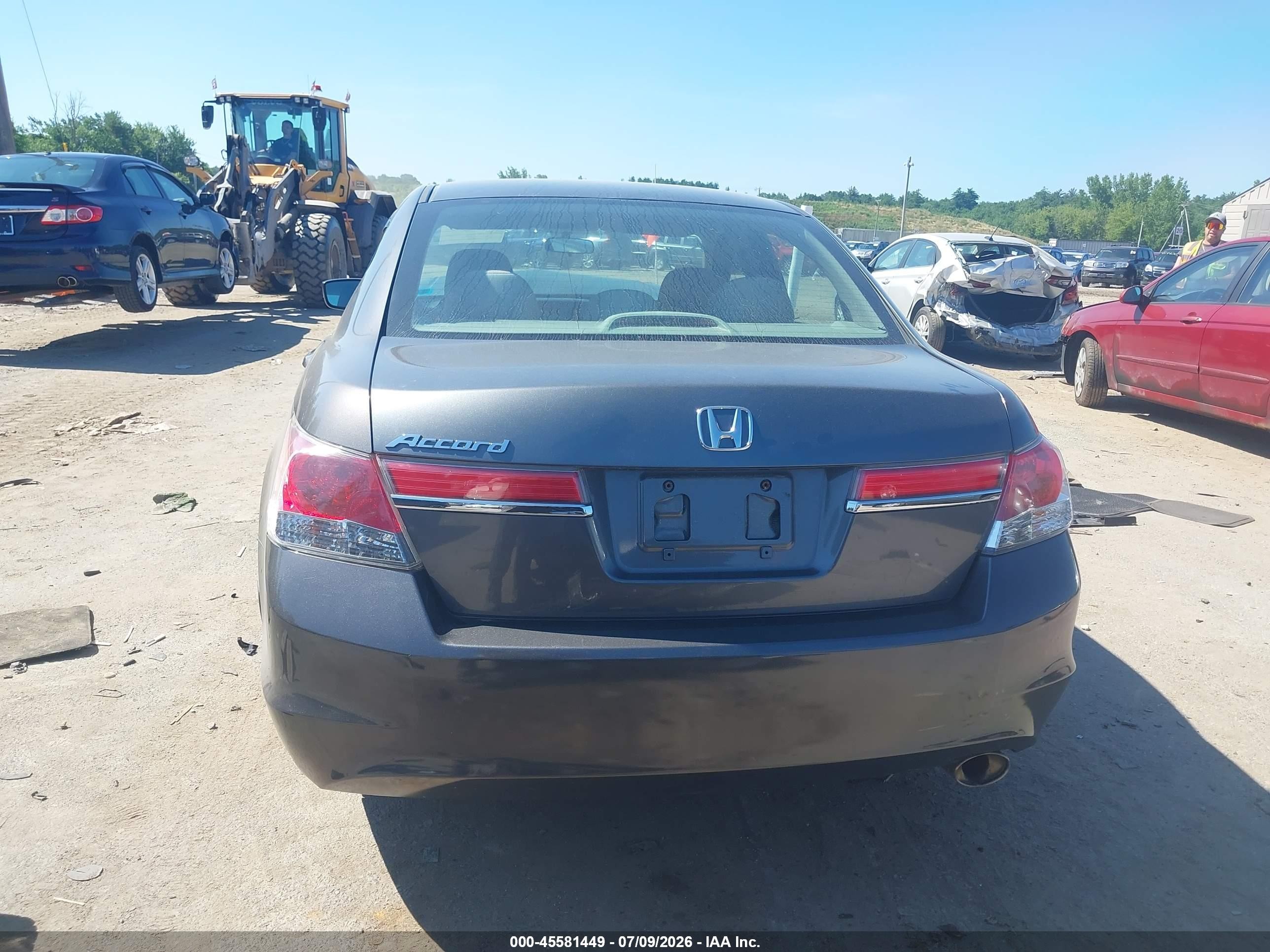 2012 Honda Accord 2.4 Lx-p Gray vin: 1HGCP2F48CA041216