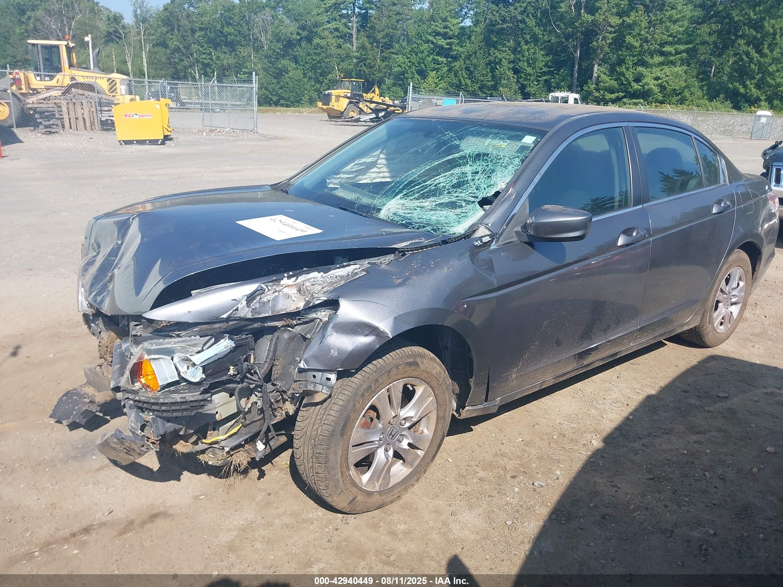 2012 Honda Accord Sdn Lx Premium Gray vin: 1HGCP2F48CA057707