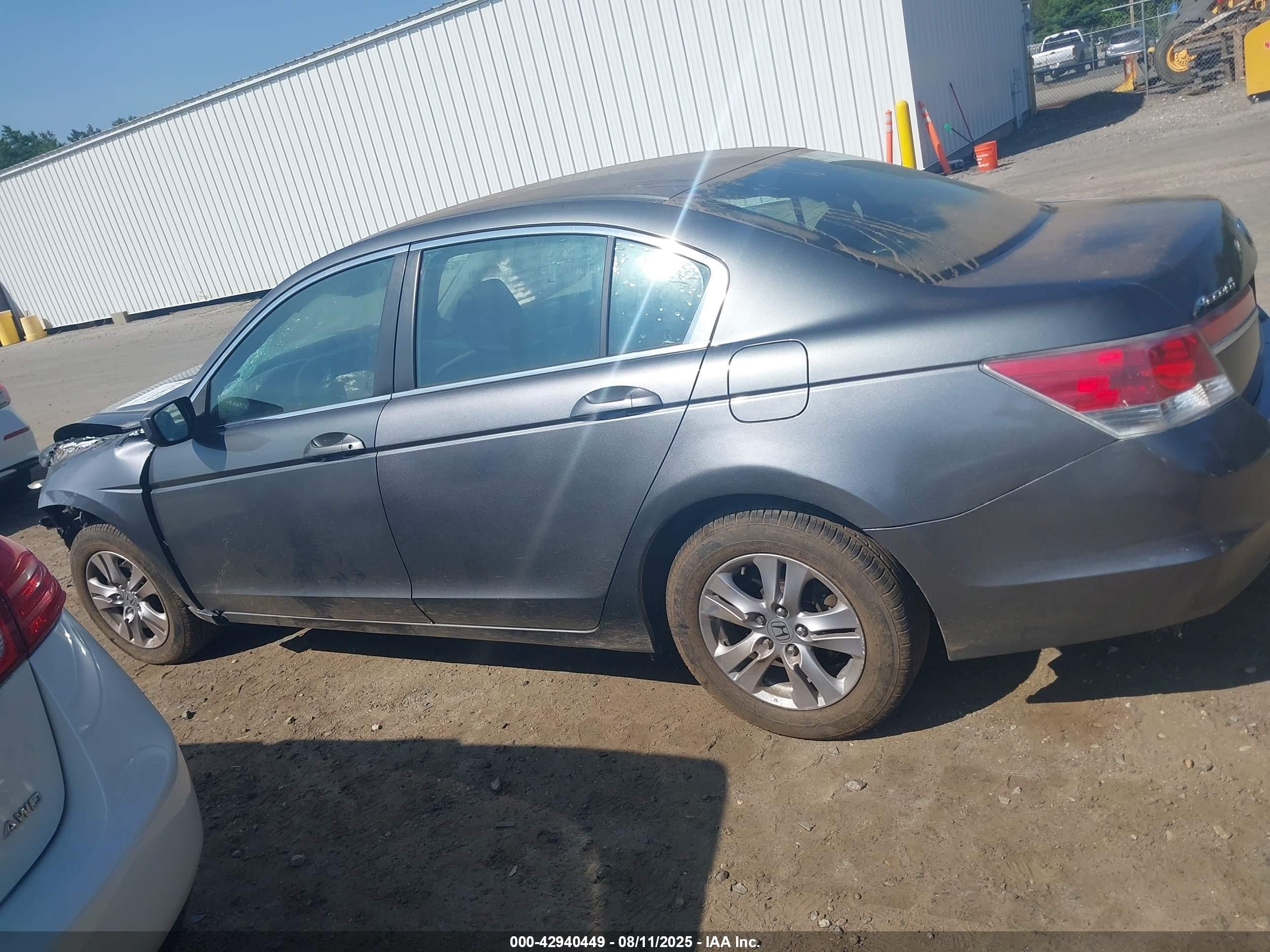 2012 Honda Accord Sdn Lx Premium Gray vin: 1HGCP2F48CA057707